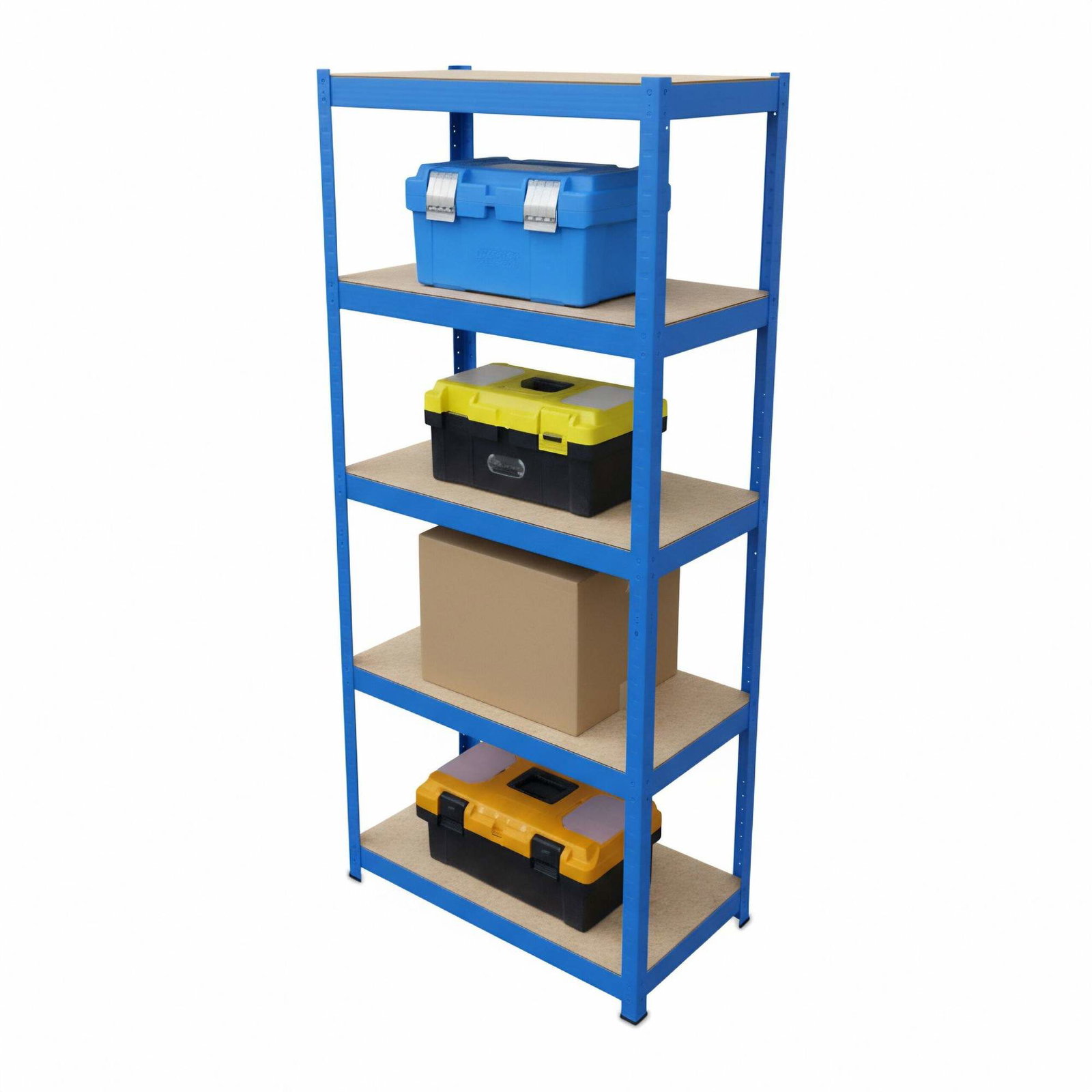 Kraftig justerbar reol, 180x60x30 cm