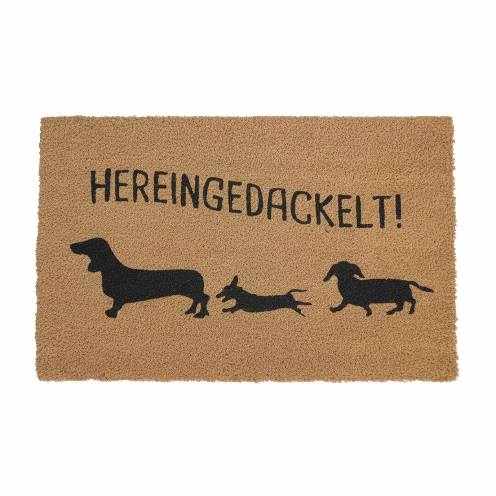 Dörrmatta med kokosnötsdjur – slitstark, halkfri 80x50 cm | Hem & Hobby | Pryloteket