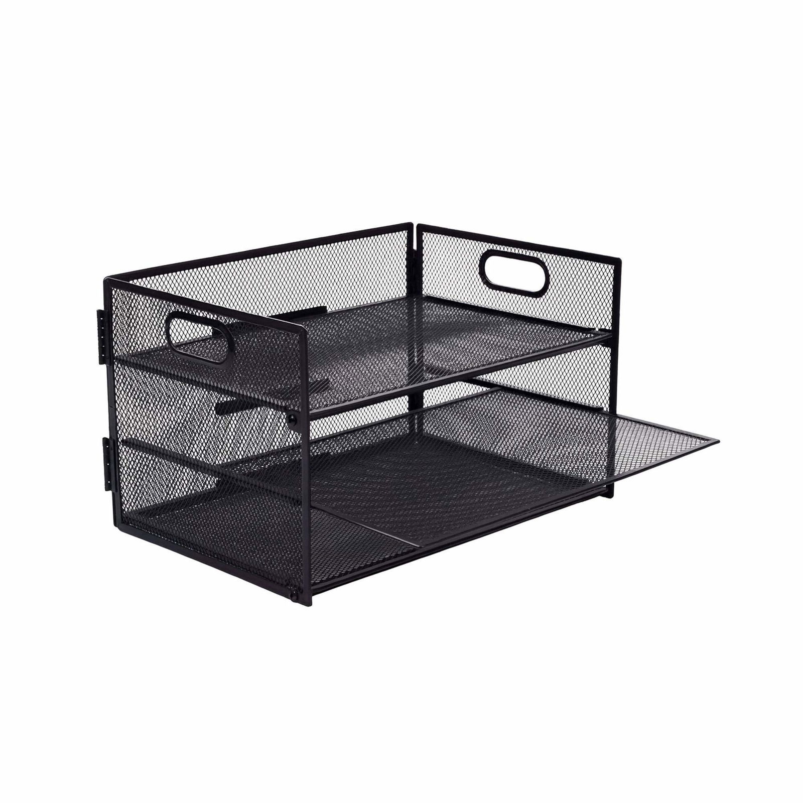 Metal dokumentarrangør – brevbakke med 3 sektioner