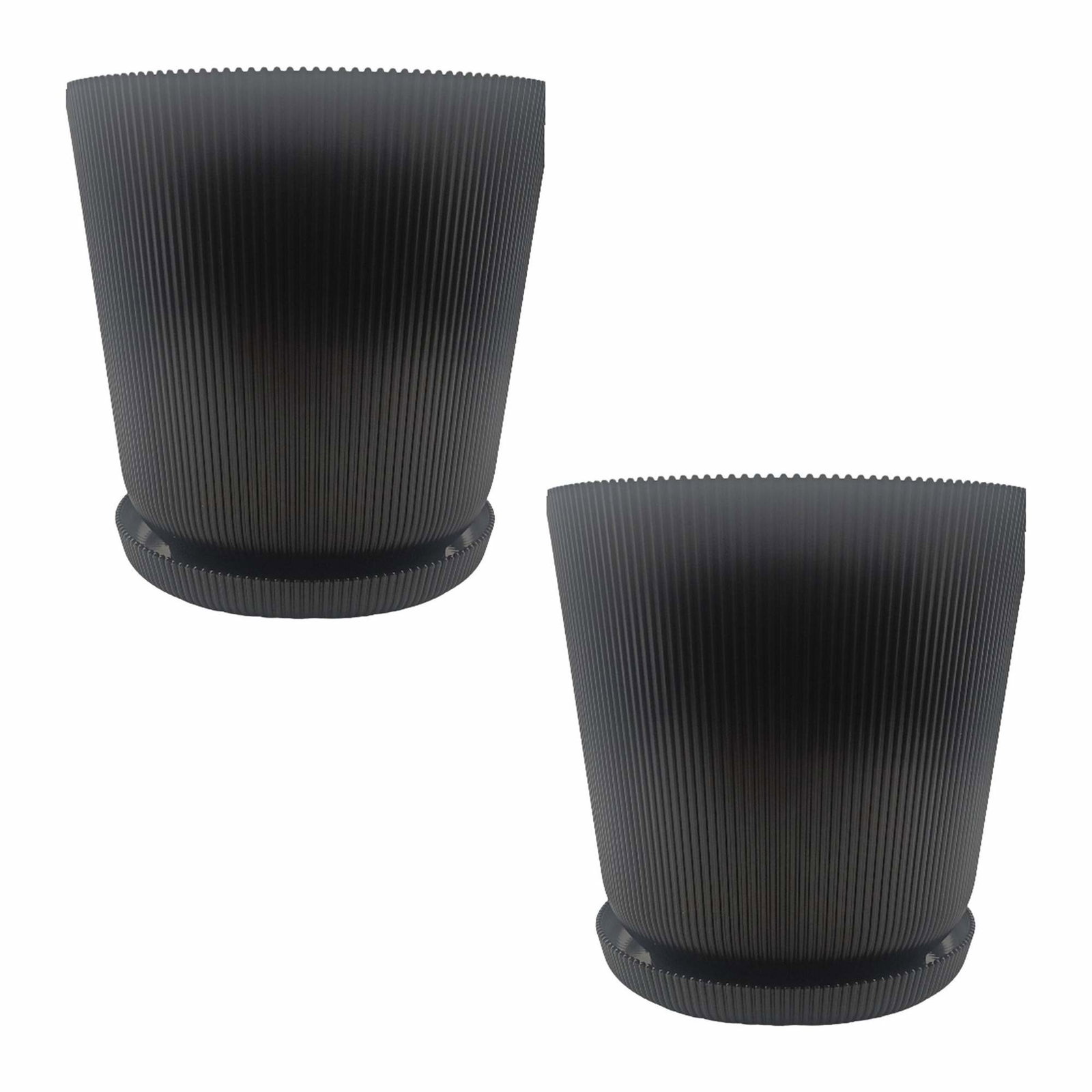 Krukor med fat – Set om 2, slitstark plast | Hem & Hobby | Pryloteket