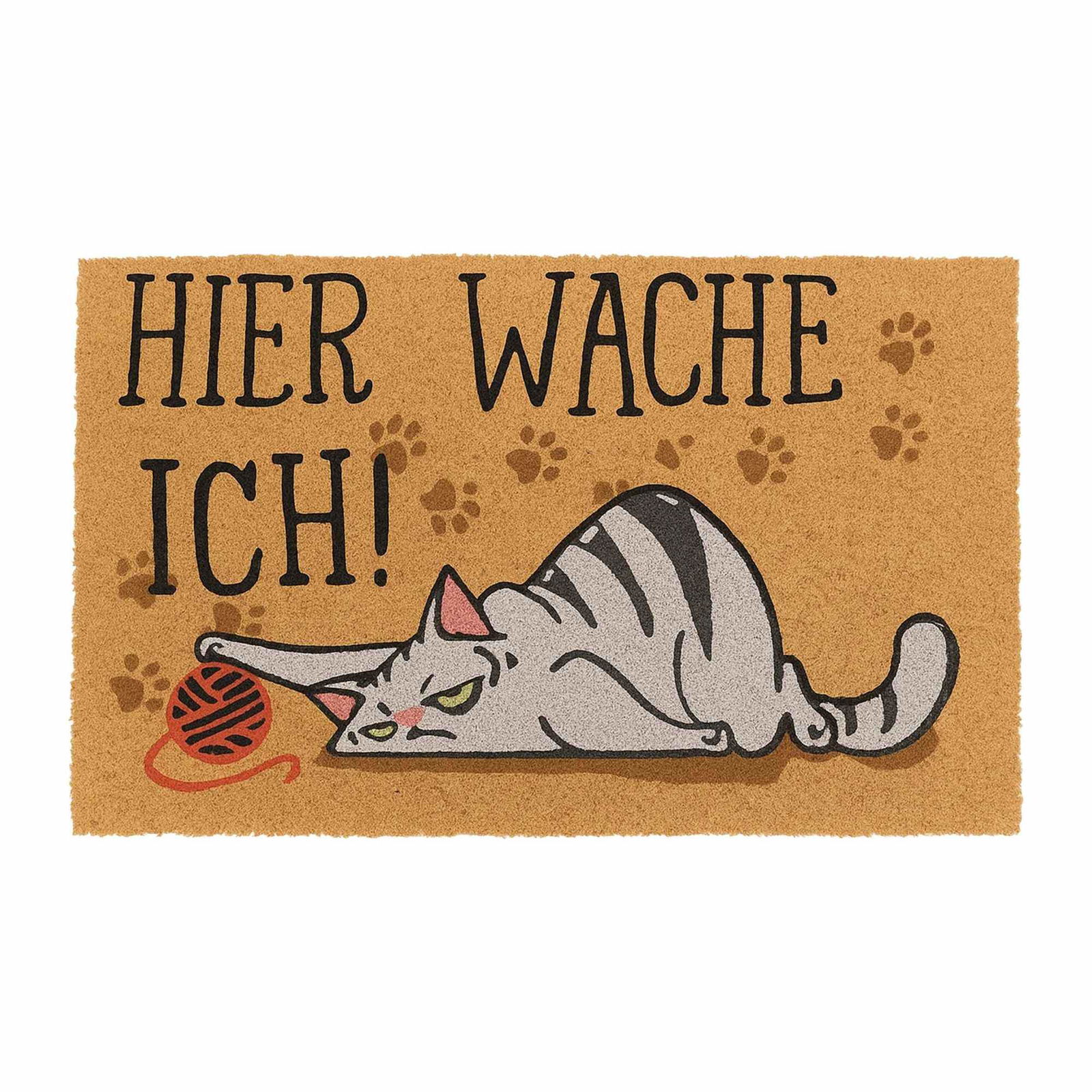 Dørmåtte med kokosnødmotiv – Holdbar, snavsfangende 60x40 cm