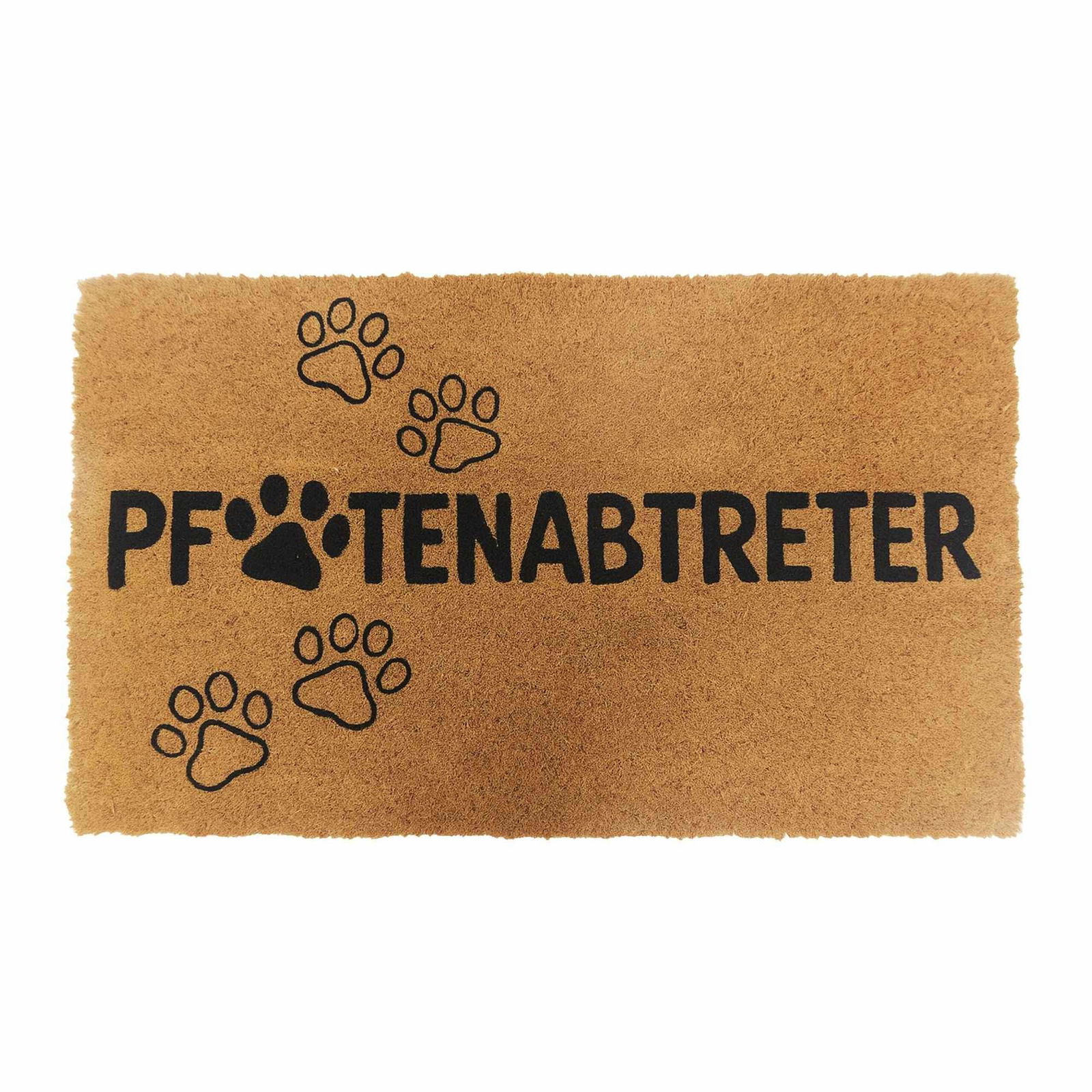 Dørmåtte med kokosnødmotiv – Holdbar, snavsfangende, 60x40 cm