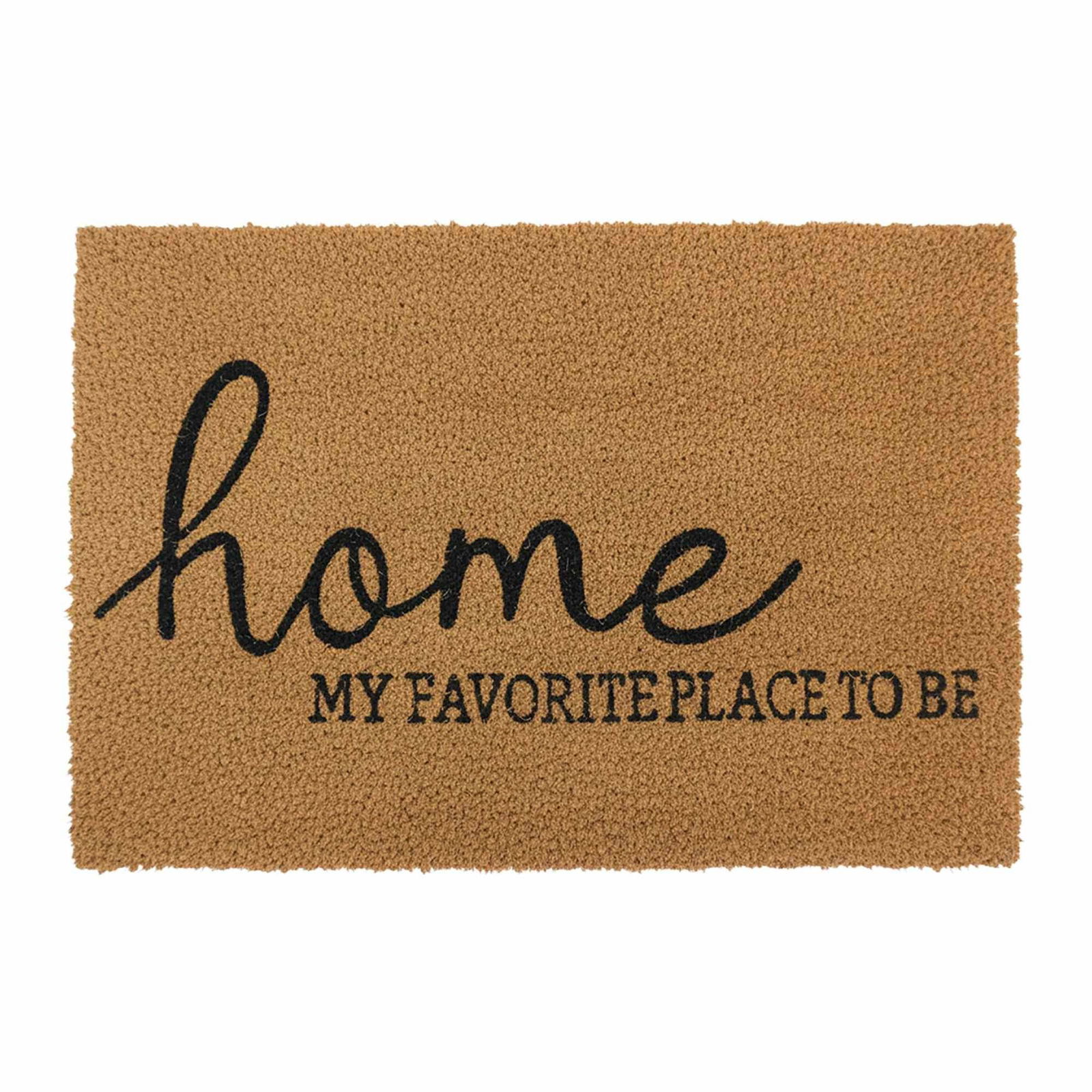 Skridsikker dørmåtte i kokosfiber – indendørs/udendørs brug