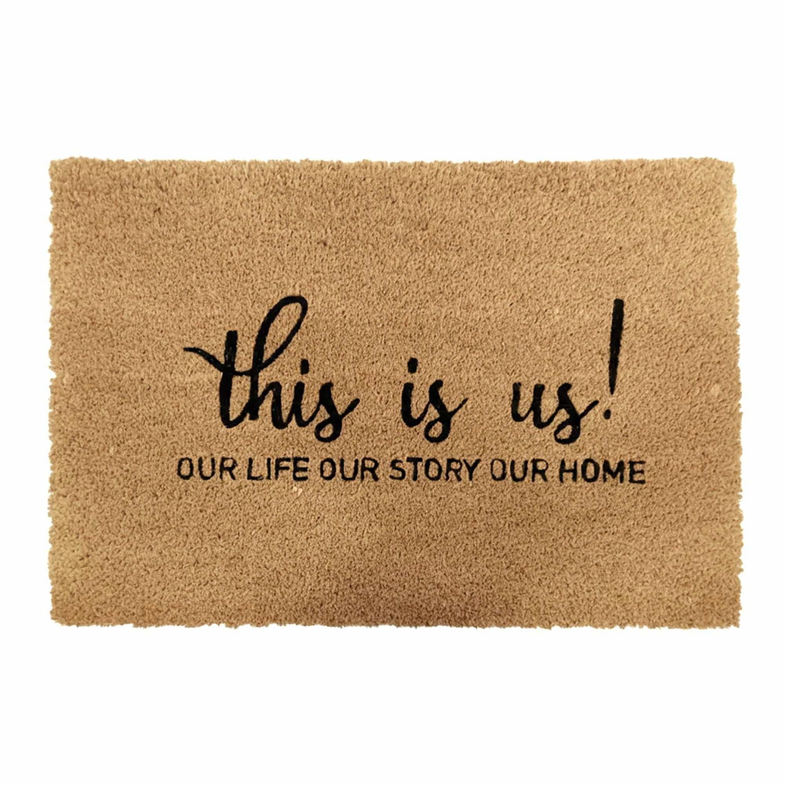 Skridsikker dørmåtte i kokosfiber – Holdbar og vejrbestandig