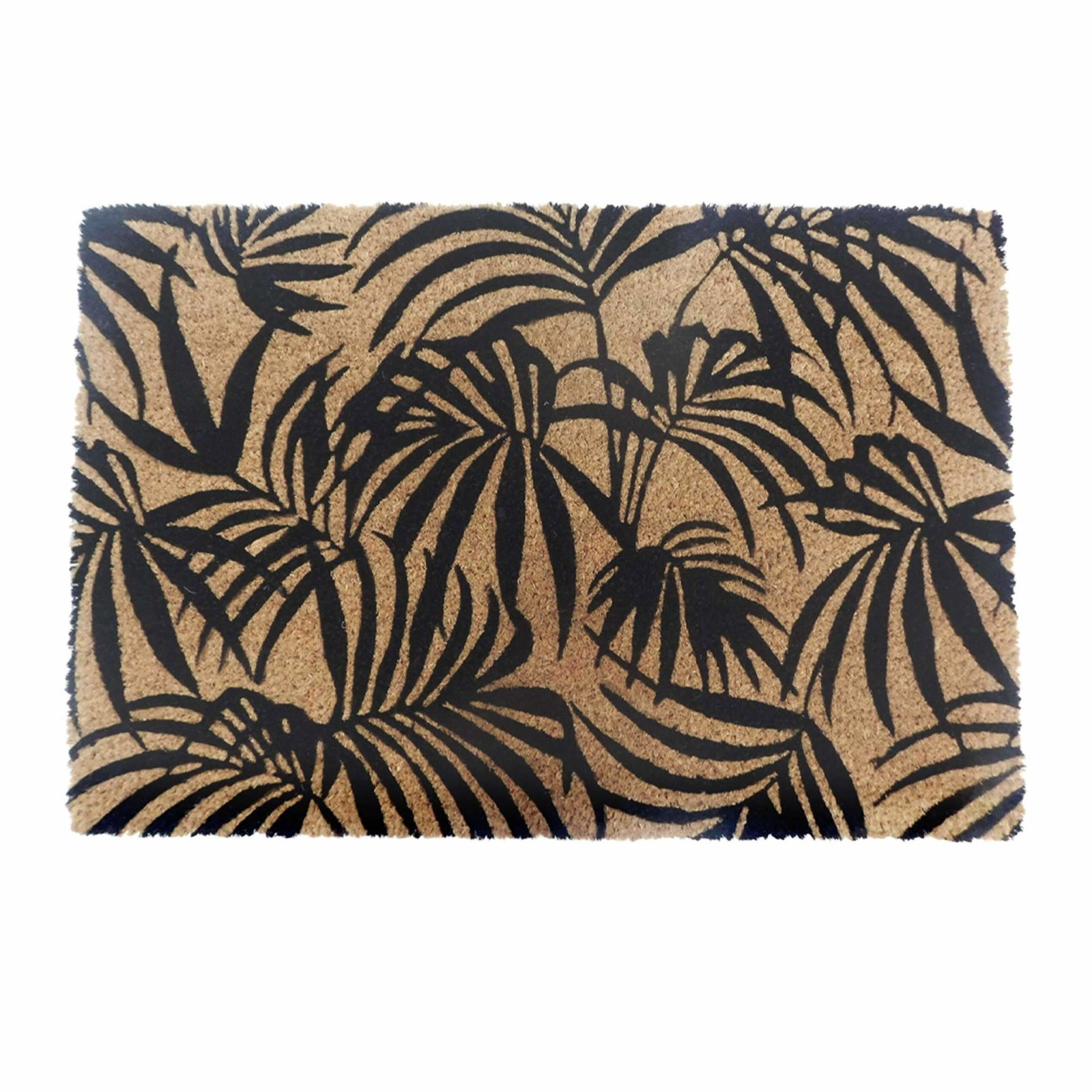 Dörrmatta med kokosmönster, botanisk design, 60 x 40 cm, halkfri | Hem & Hobby | Pryloteket