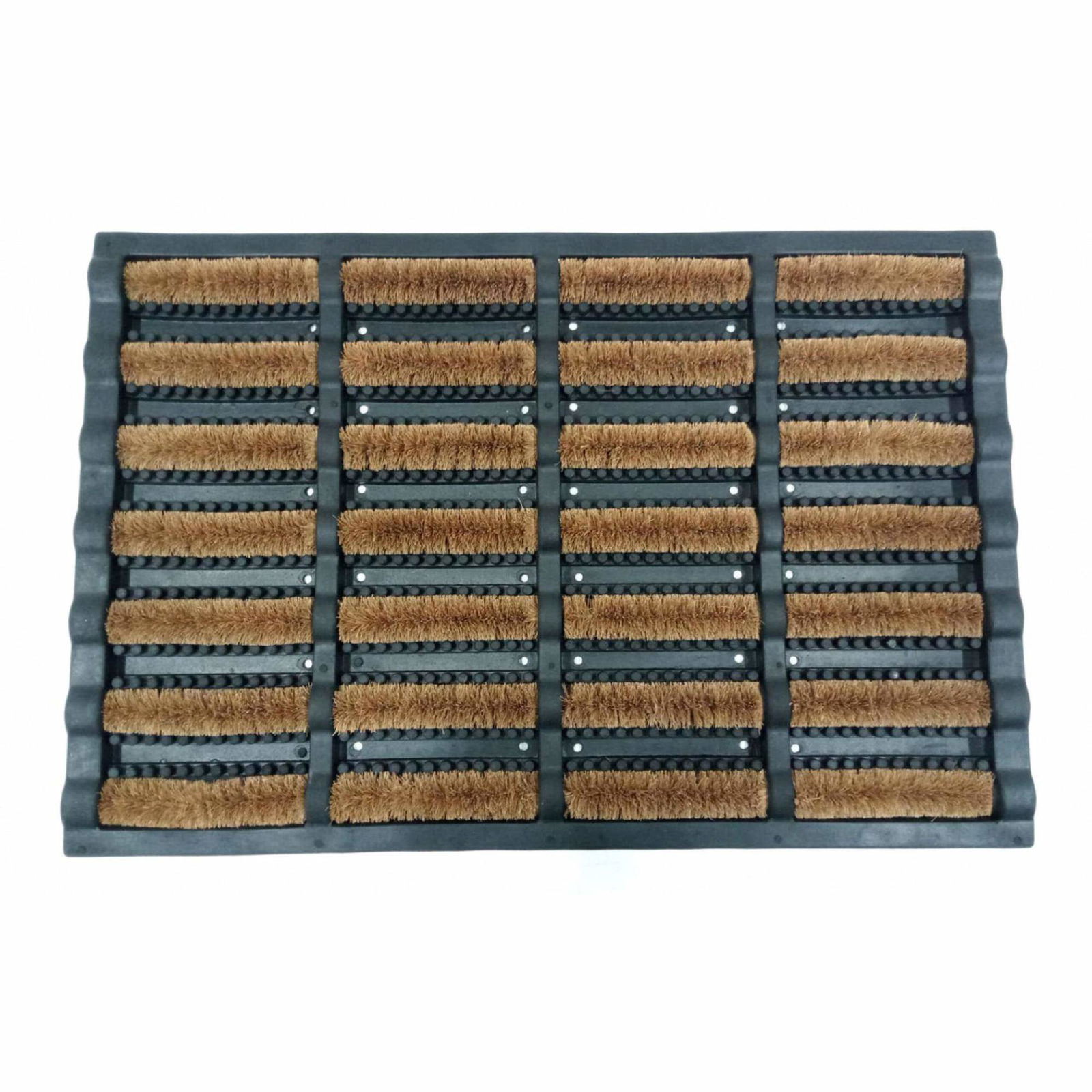 Dørmåtte af kokosfiber i gummi 60x40 – Vejrbestandig, snavsfangende