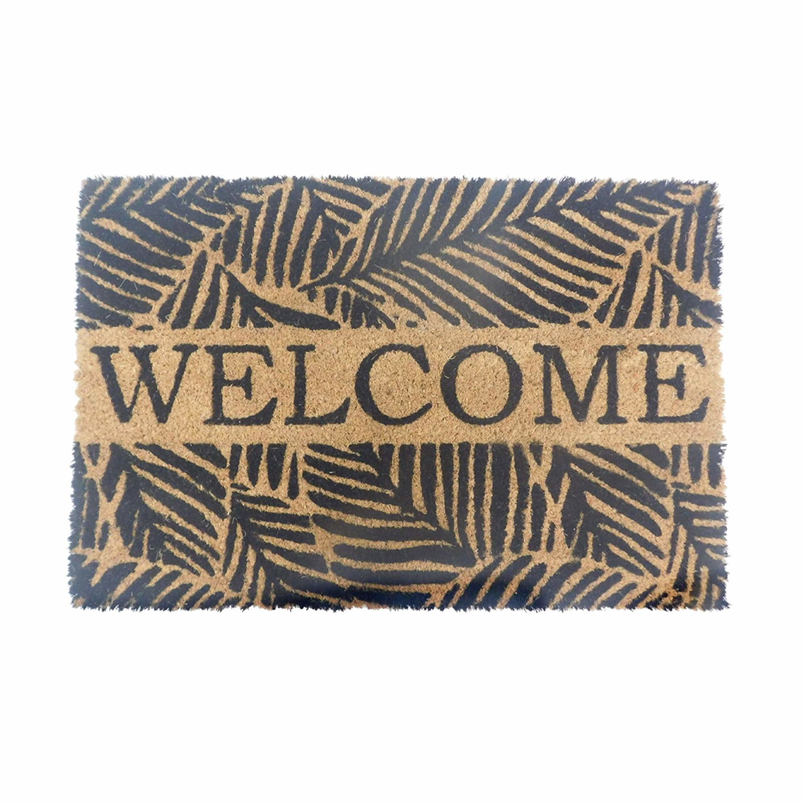 Välkomstmatta i kokosfiber – halkfri, väderbeständig | Hem & Hobby | Pryloteket