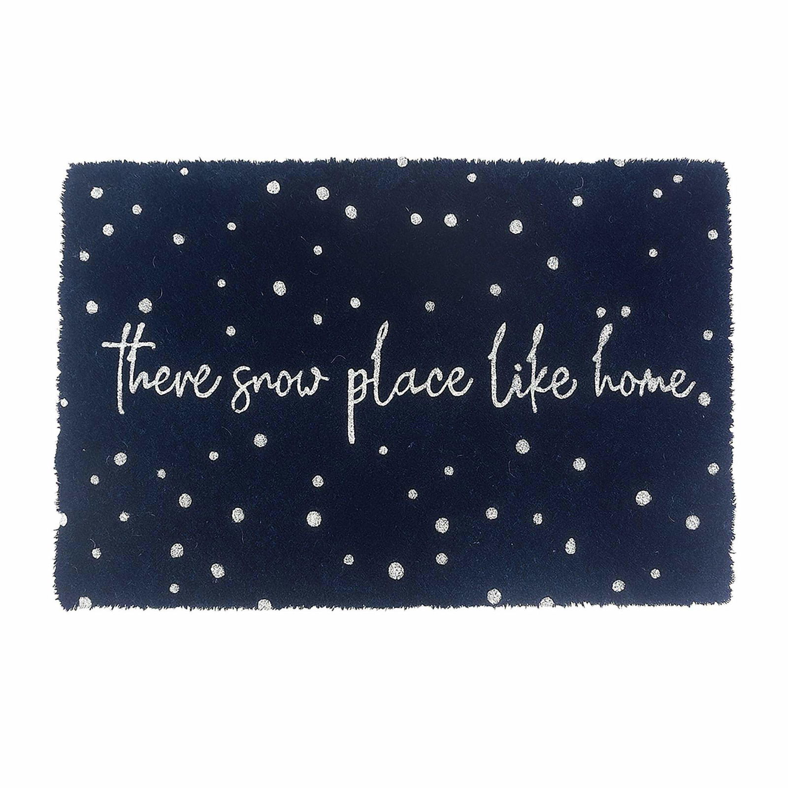 Vinterdørmåtte i kokosnød 60x40 cm – Skridsikker, naturfiber