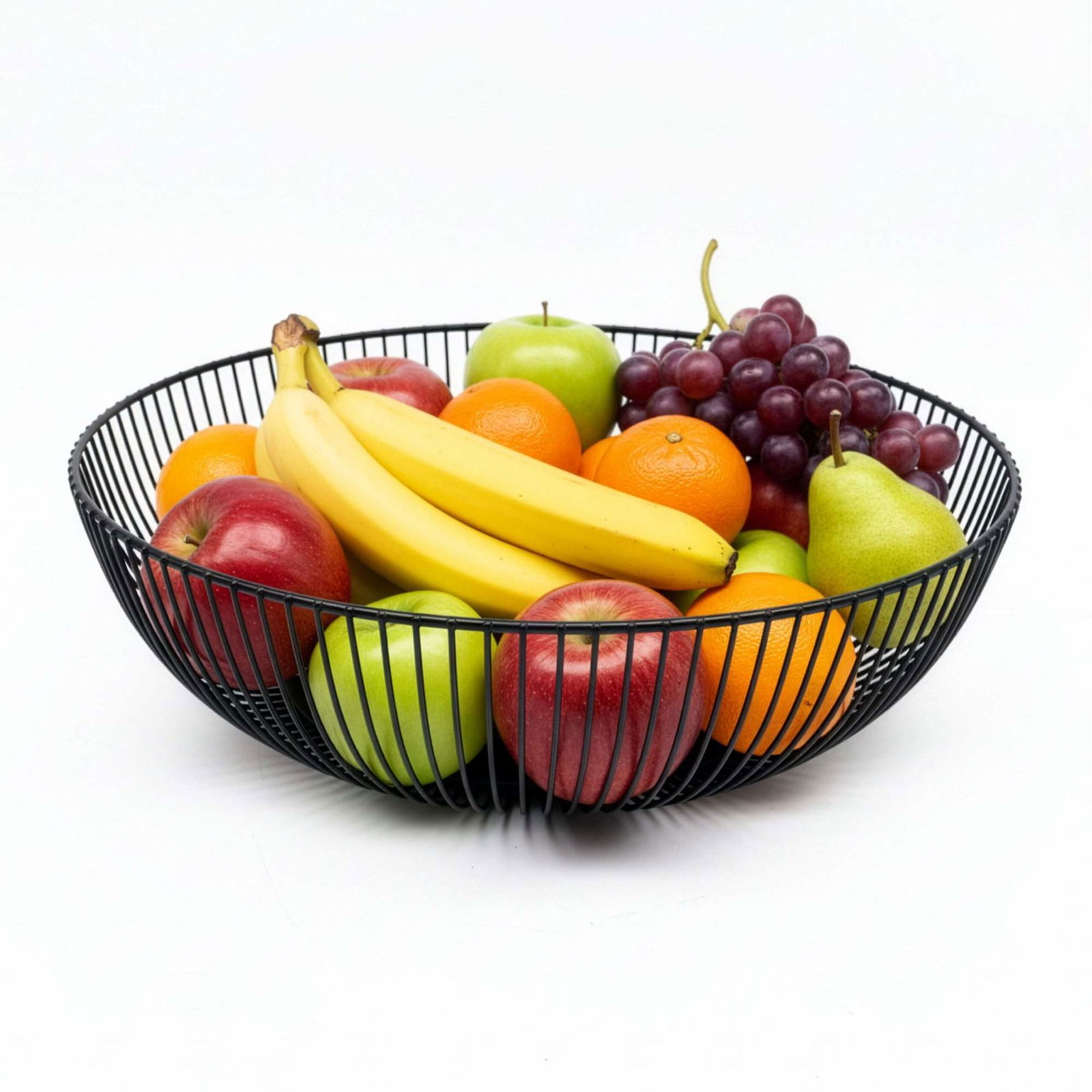 Metalfrugtskål – Stort gitterdesign for friskhed