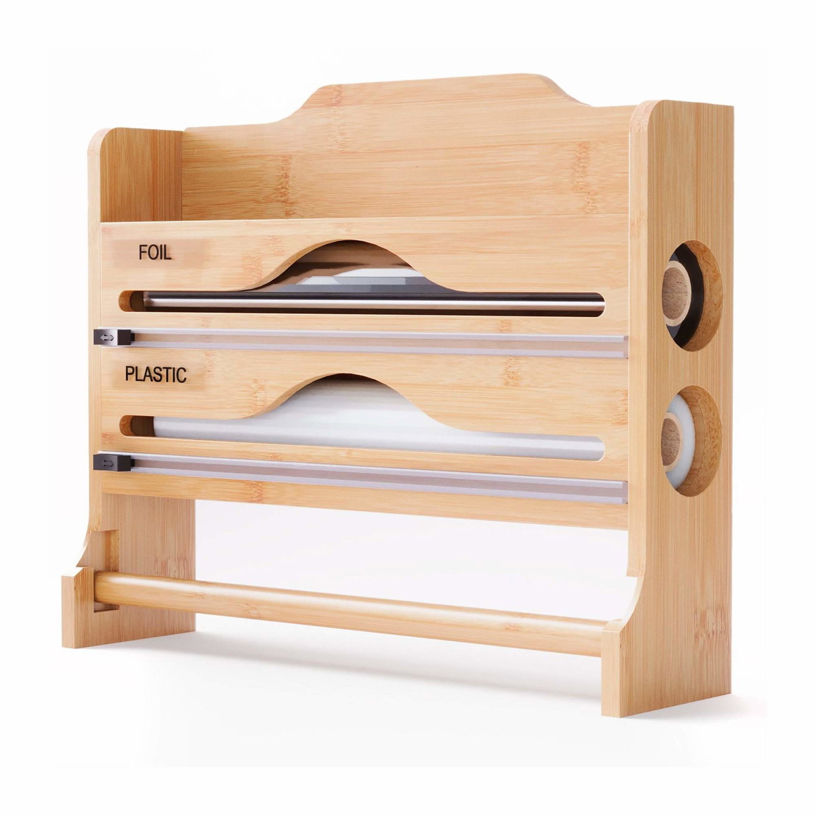 Väggmonterad hushållspappers- och folieskärare – Platsbesparande design | Hem & Hobby | Pryloteket