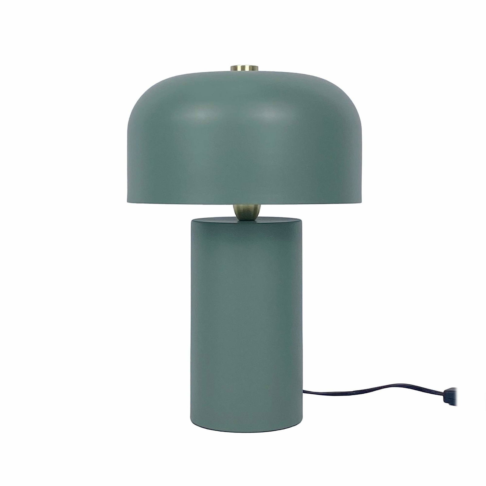 Minimalistisk svampbordslampa – guldfärgad accent, varmt ljus | Hem & Hobby | Pryloteket