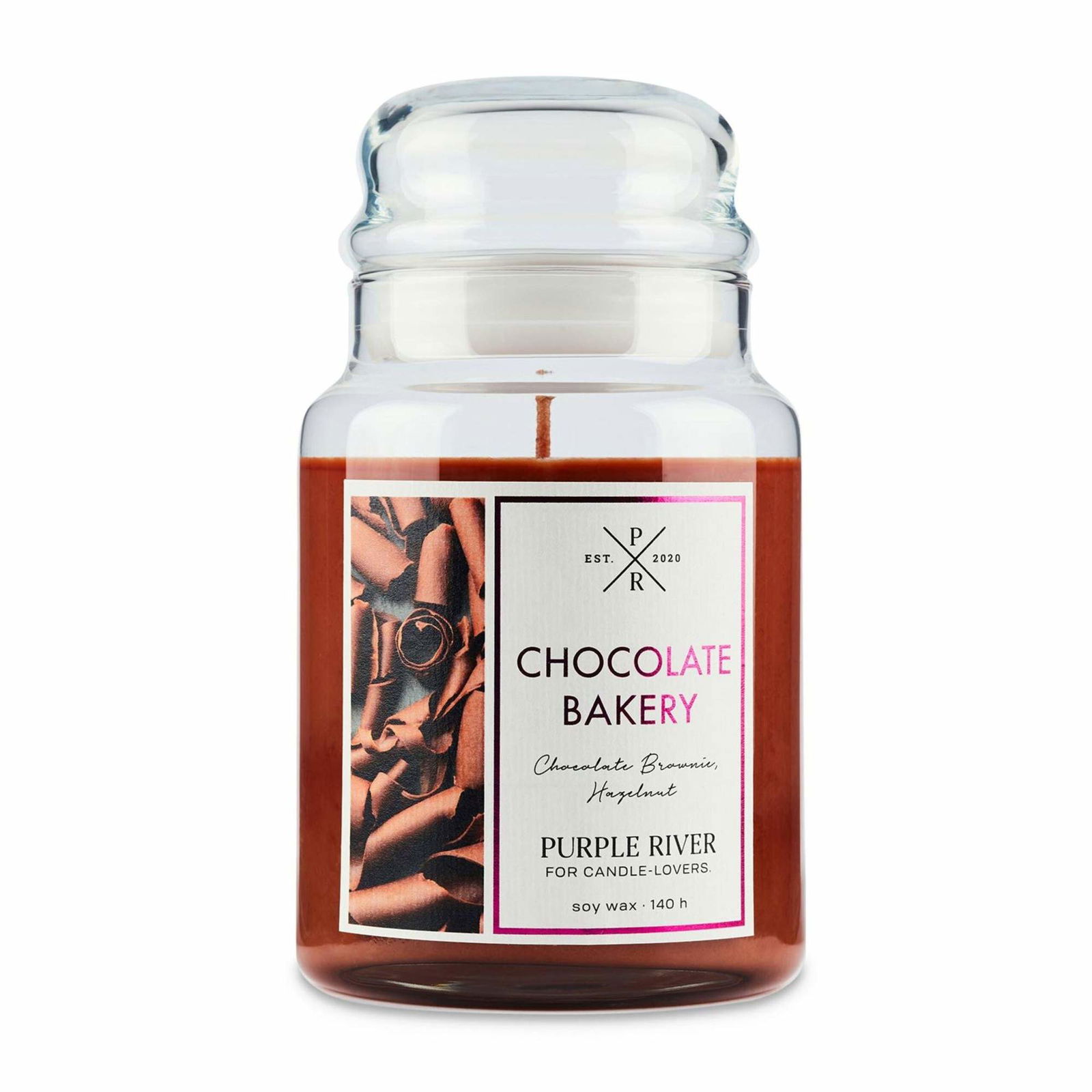 Naturligt sojaduftlys – 140 timers brændetid