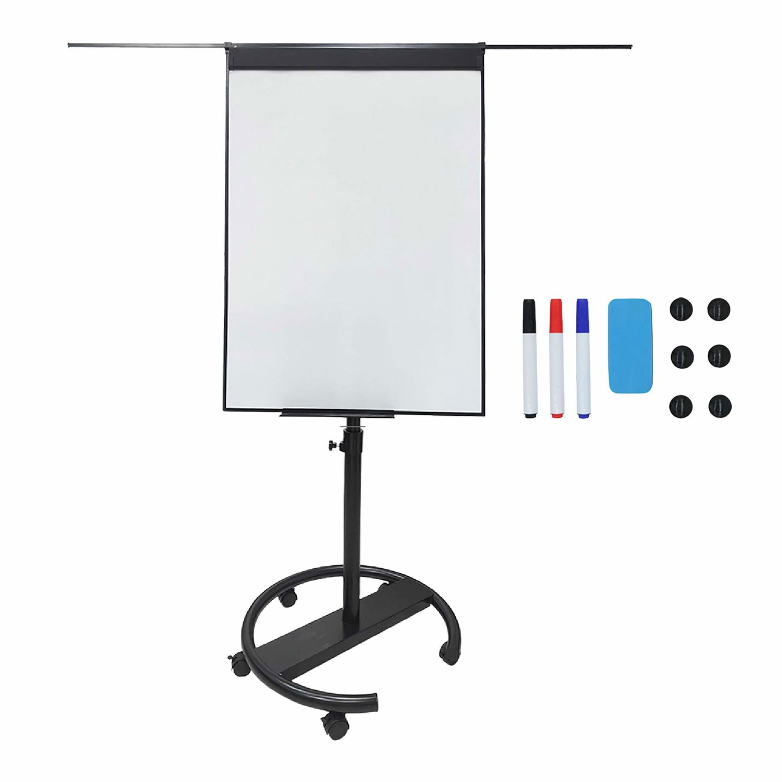 Flipover Whiteboard 100x70 cm – Mobil, Magnetisk & Justerbar