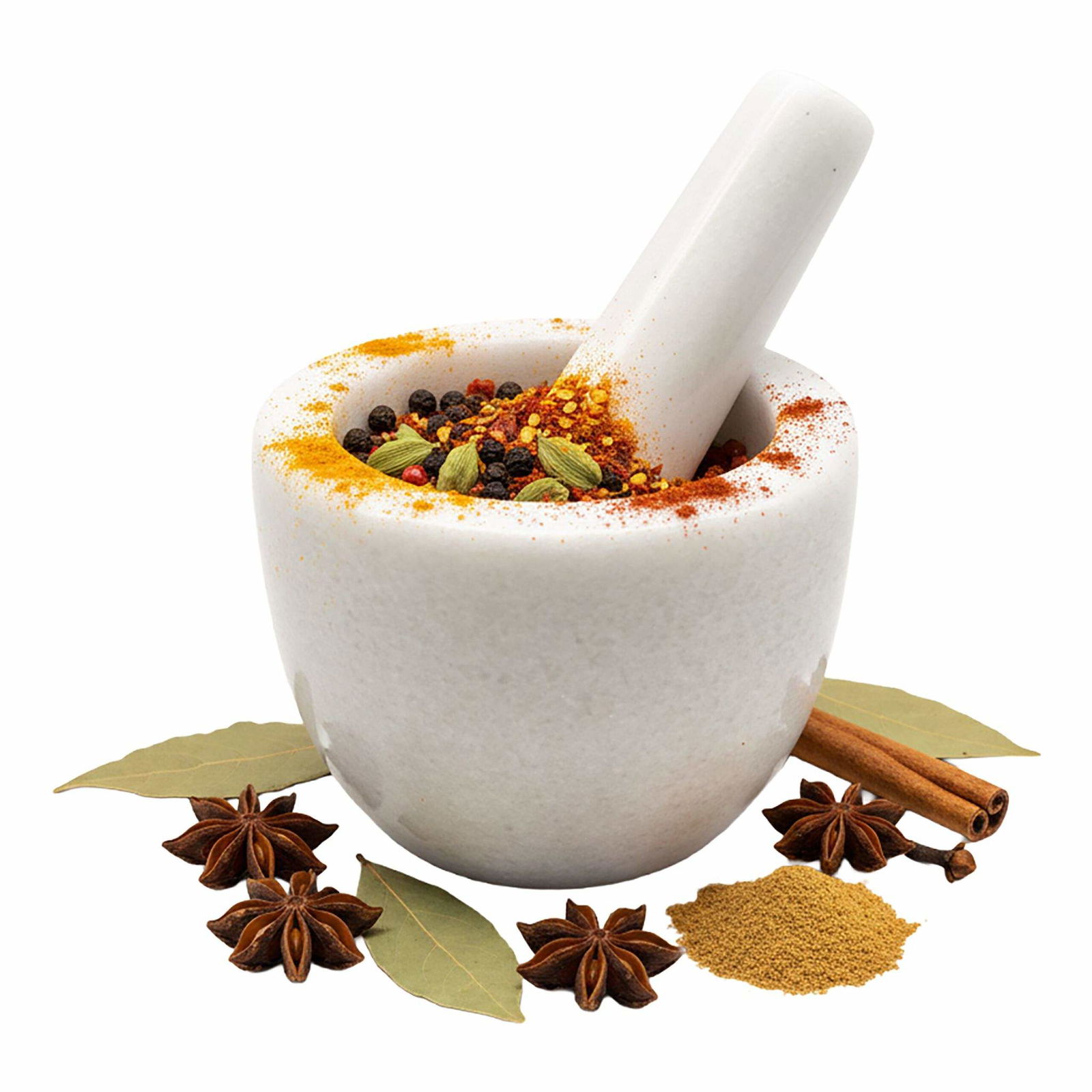 Marmormorter med støder – Upoleret for intense smagsoplevelser