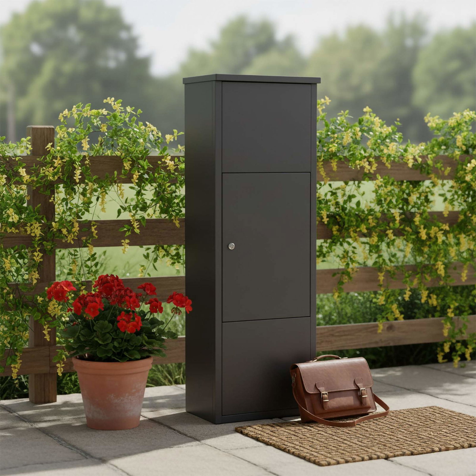 Paketlåda med lås – Säker, rymlig, modern design | Hem & Hobby | Pryloteket