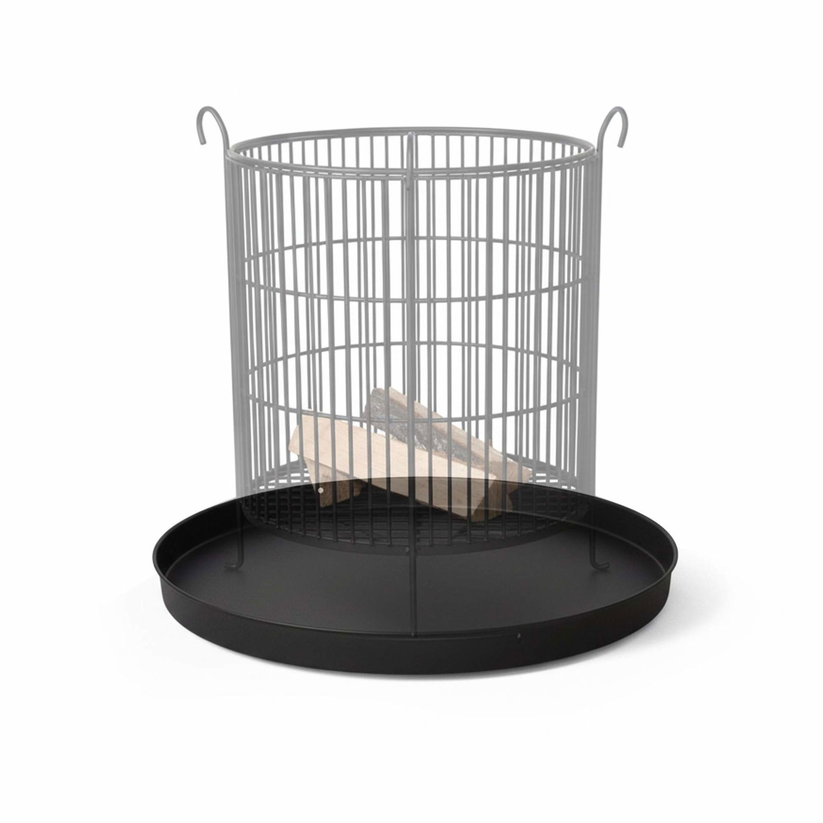 Stål bålkurvsbundplade – Beskyttelse mod aske og gnister