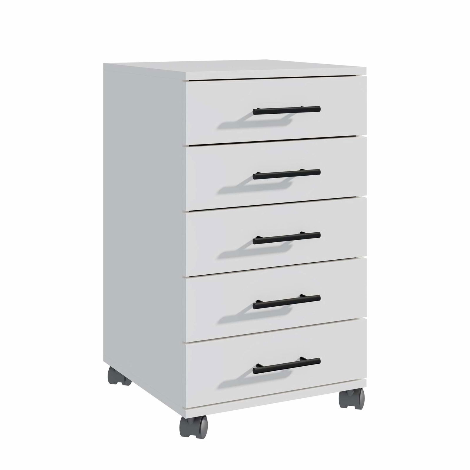 Kontorsskåp med 5 lådor och hjul | Hem & Hobby | Pryloteket