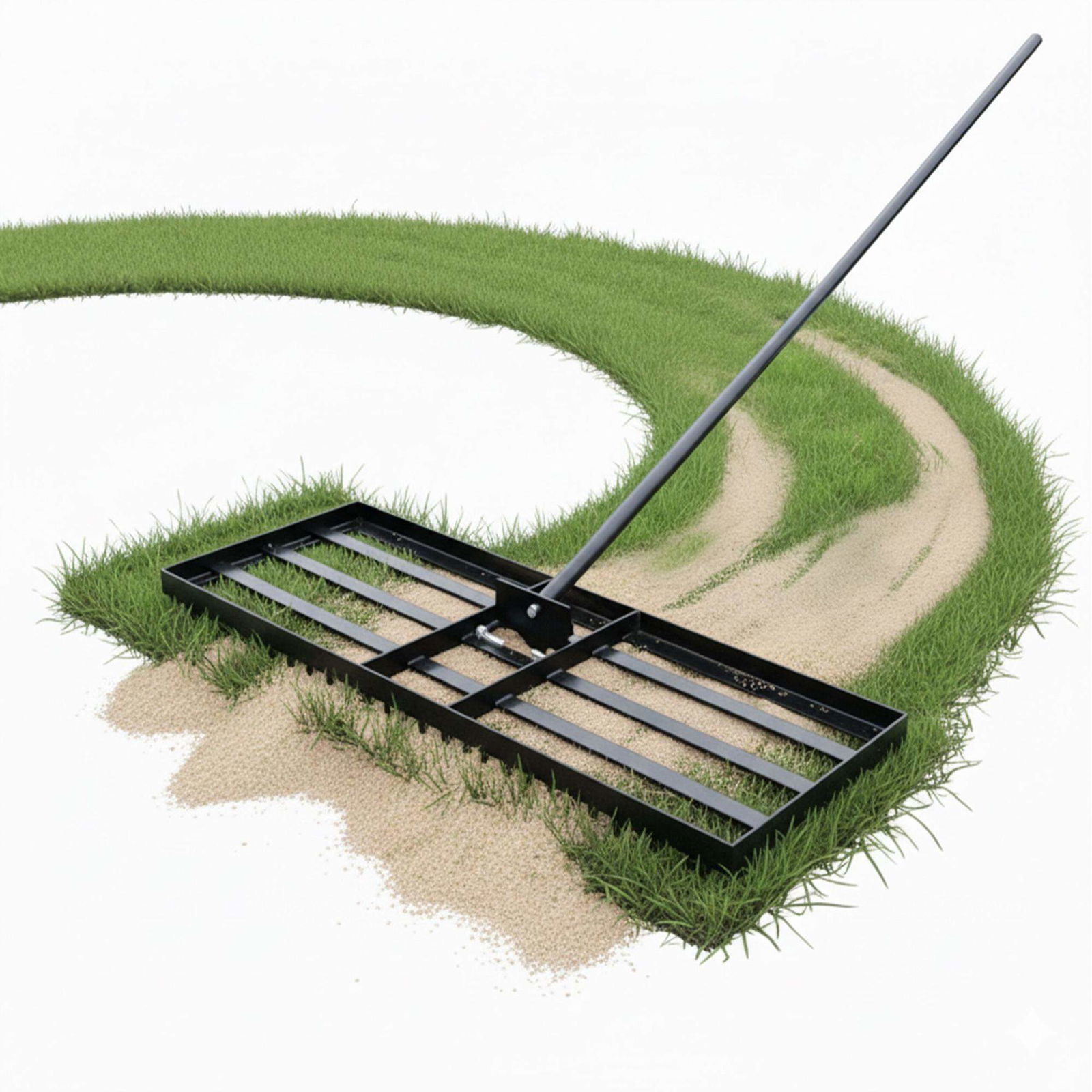 Stålgræsrive – Rygvenlig, 76 x 25 cm