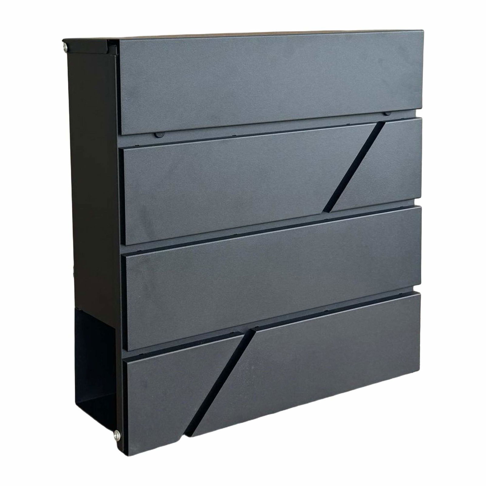 Metallbrevlåda med tidningsfack – Säker och snygg | Hem & Hobby | Pryloteket