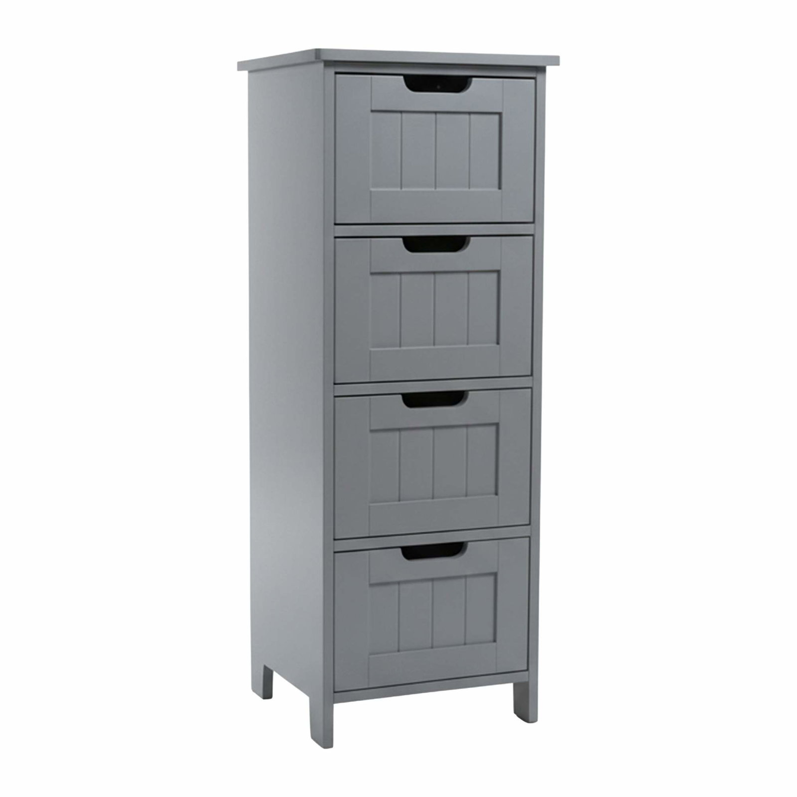 Badeværelsesopbevaringsskab – 4 skuffer, pladsbesparende design