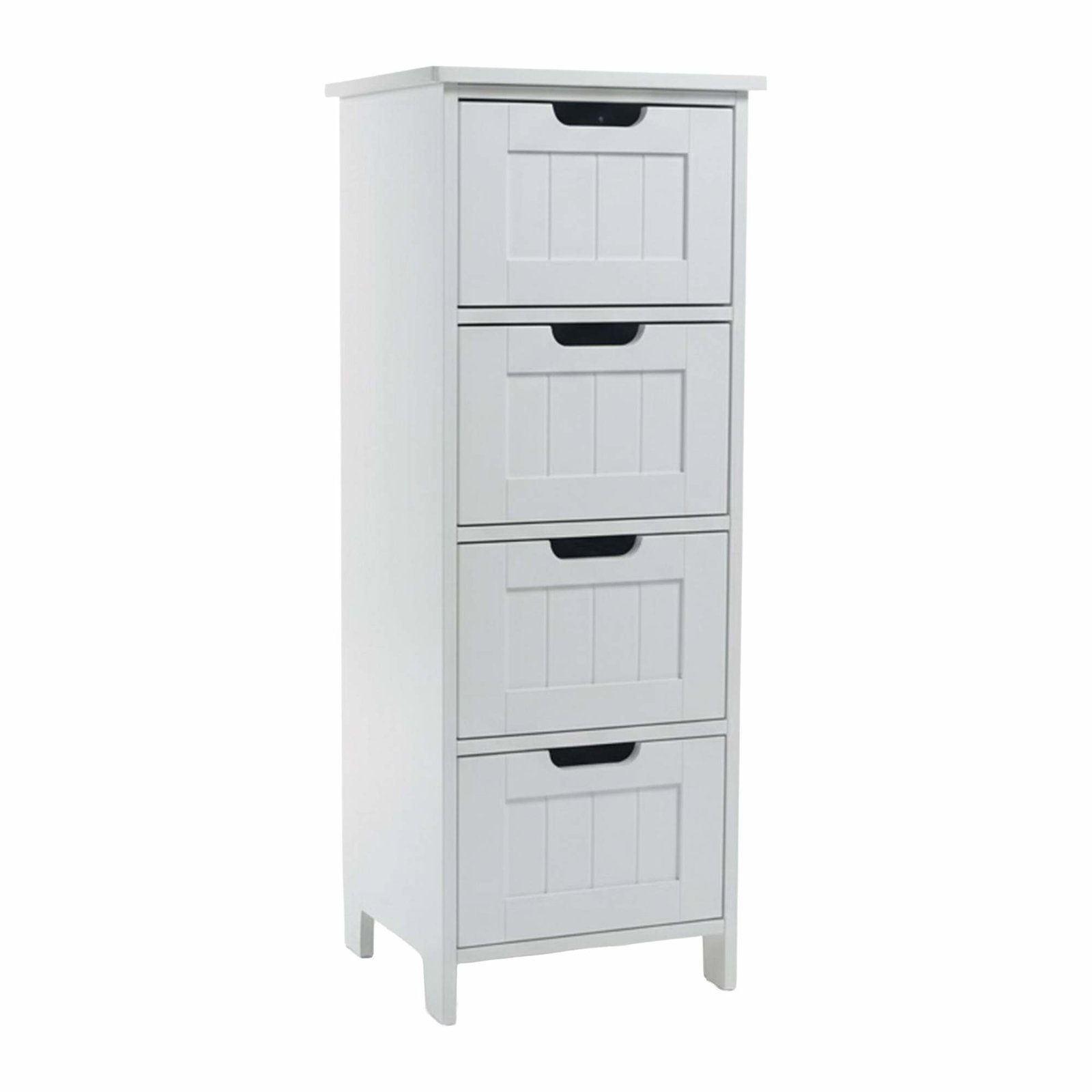 Badrumsförvaringsskåp med 4 lådor – Platsbesparande design | Hem & Hobby | Pryloteket