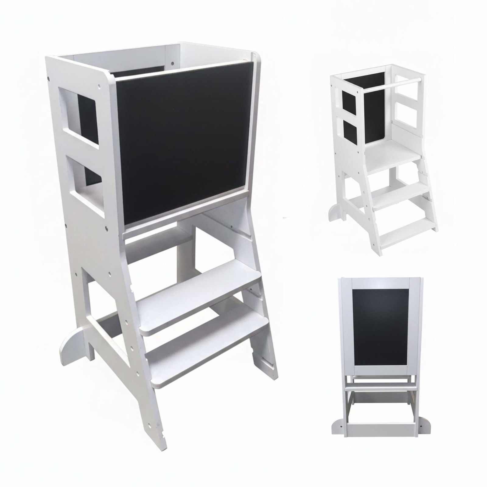 Børns læringstårn med tavle – Sikkert og sjovt