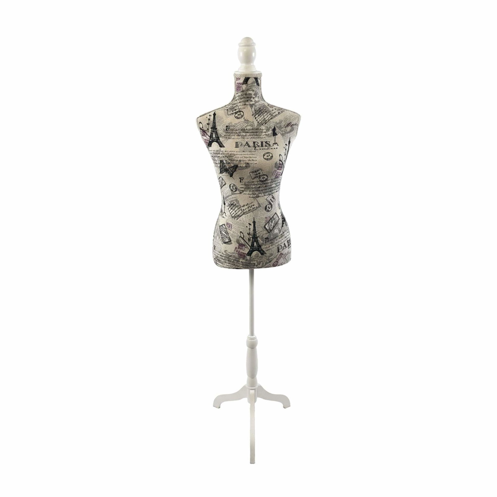 Kvinnlig klänning Form 36/38 – Justerbart Paris Print Stativ | Hem & Hobby | Pryloteket