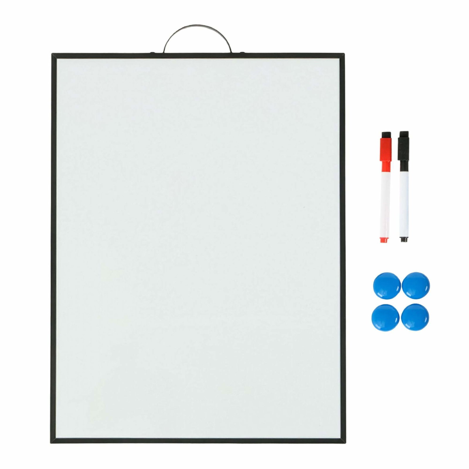 Magnetisk whiteboardtavle med tuscher og magneter – bærbar og alsidig