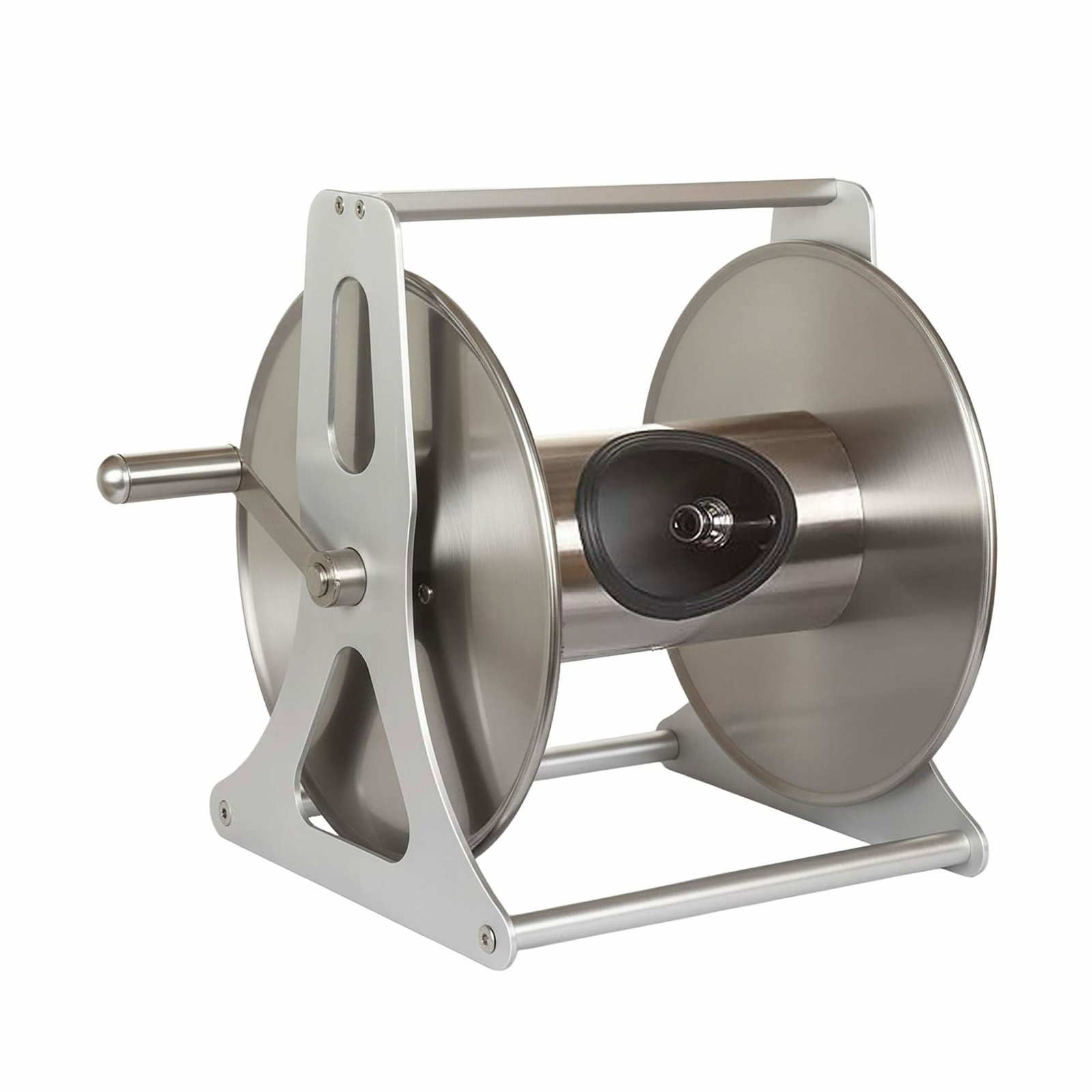 Vægmonteret haveslangeopruller med hurtigkoblingsadapter