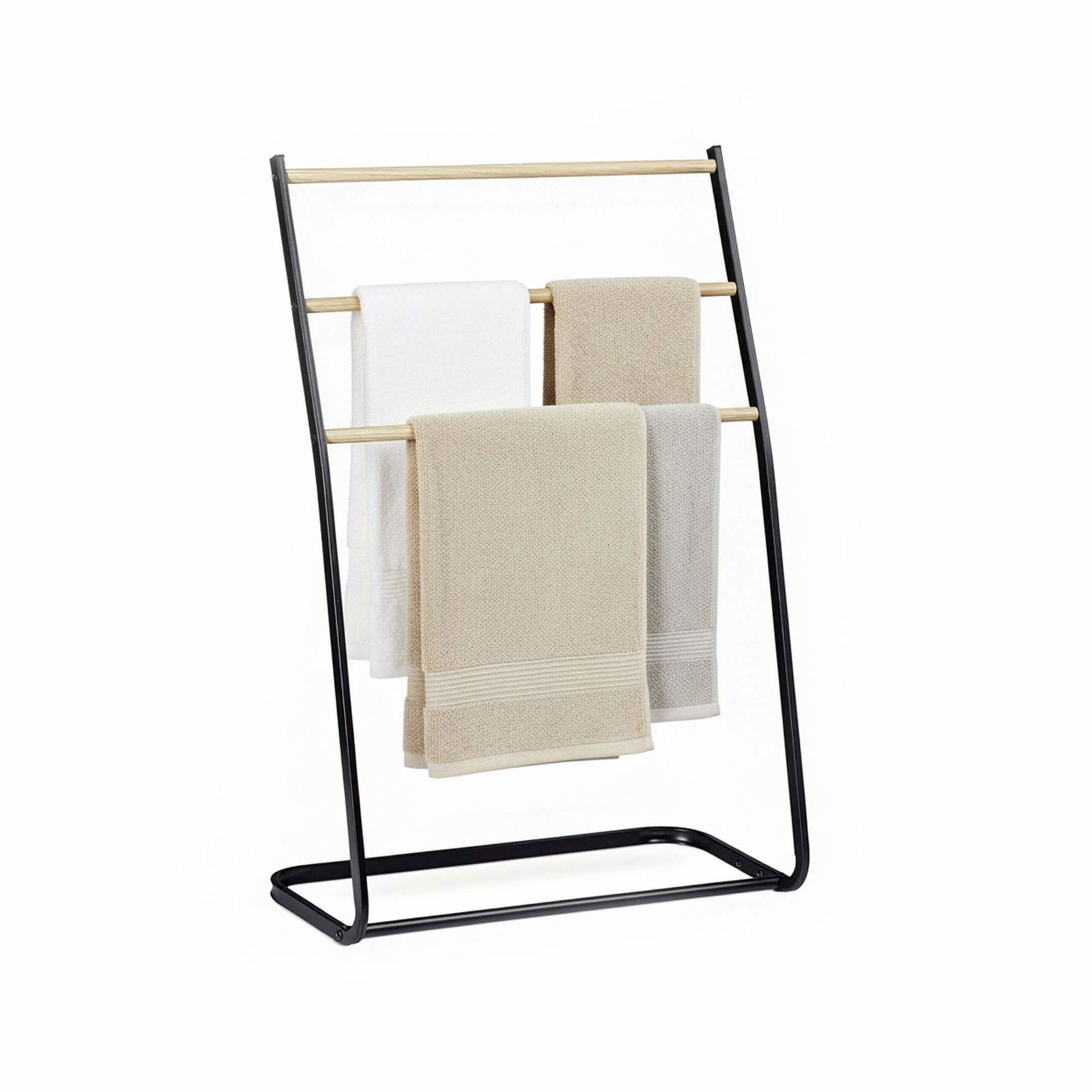 Fristående handdukstork i metall – 3-stegs stegedesign | Hem & Hobby | Pryloteket