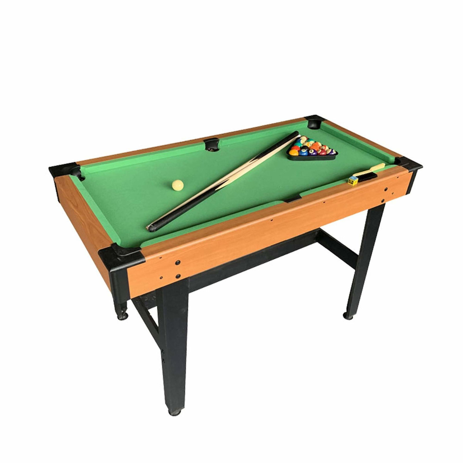 Kompakt poolbord med køer og bolde – Home Fun