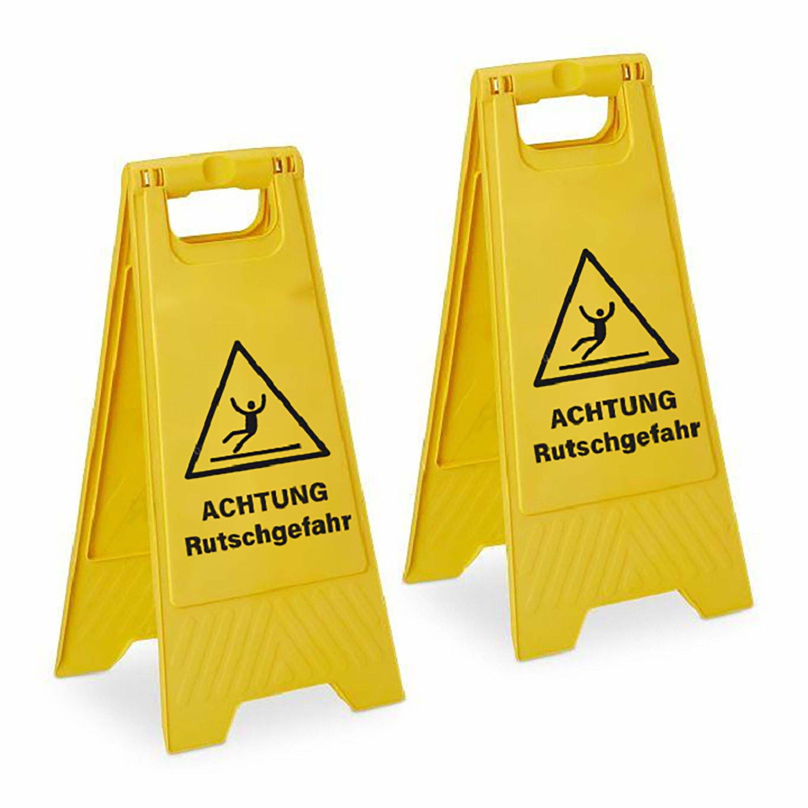Advarselsskilt mod vådt gulv, foldbart, 2-pak
