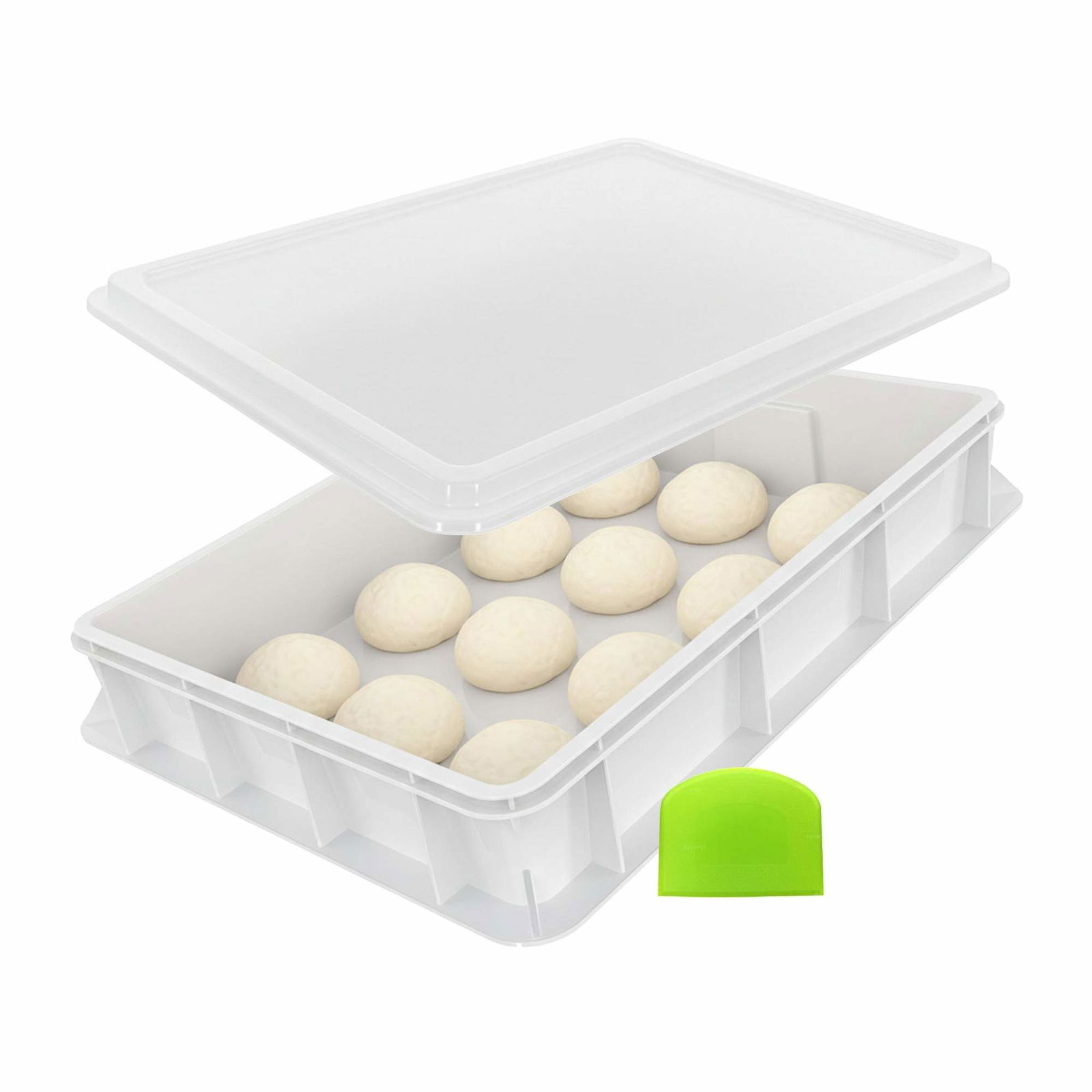 Jäslåda för pizzadeg med lock – Rymmer 12–16 bollar | Hem & Hobby | Pryloteket