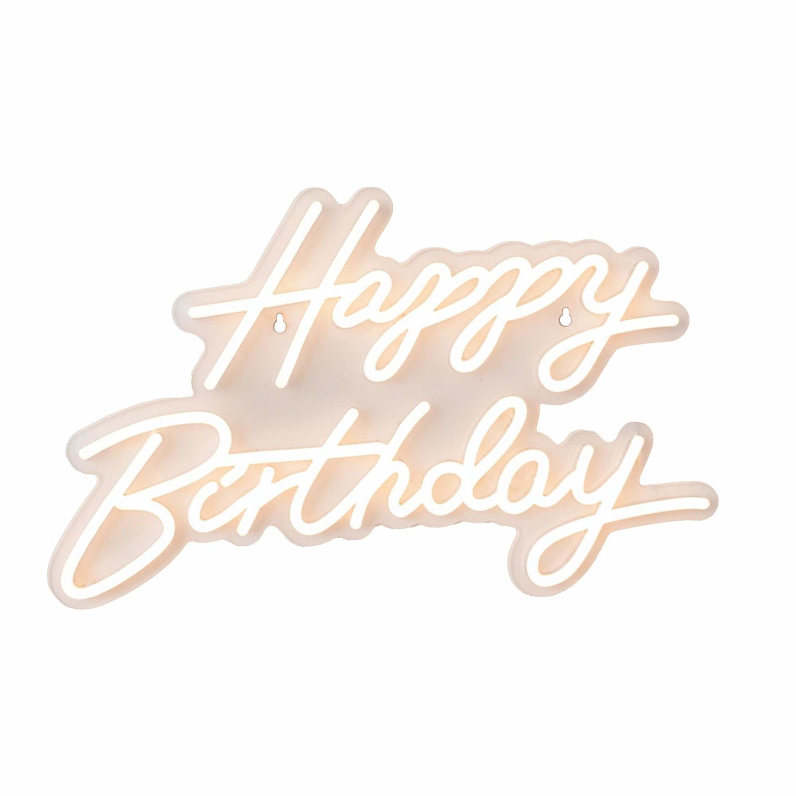 LED-skilt med fødselsdagsmotiv – akryl, USB-drevet