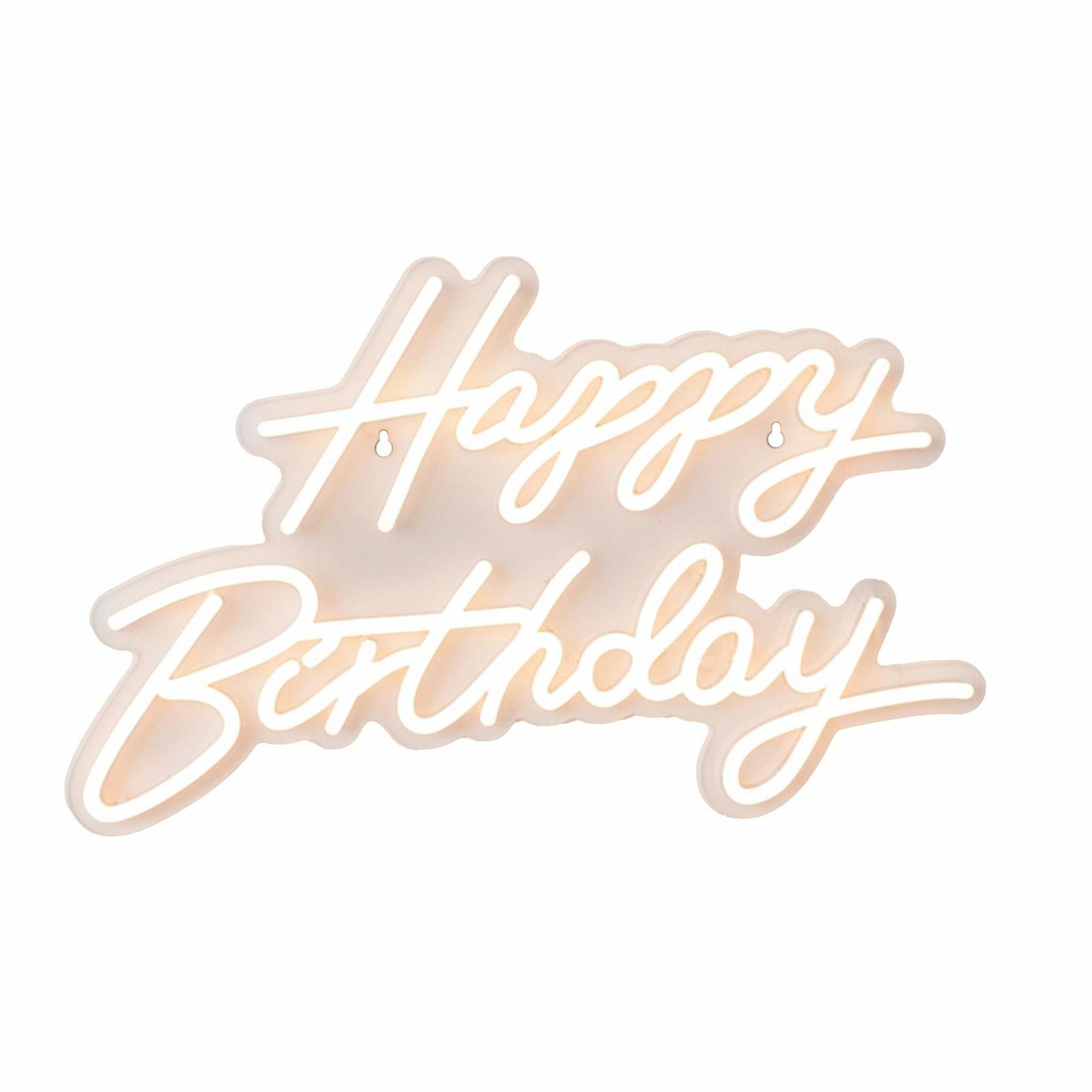 LED-skylt Grattis på födelsedagen – akryl, USB-driven | Hem & Hobby | Pryloteket