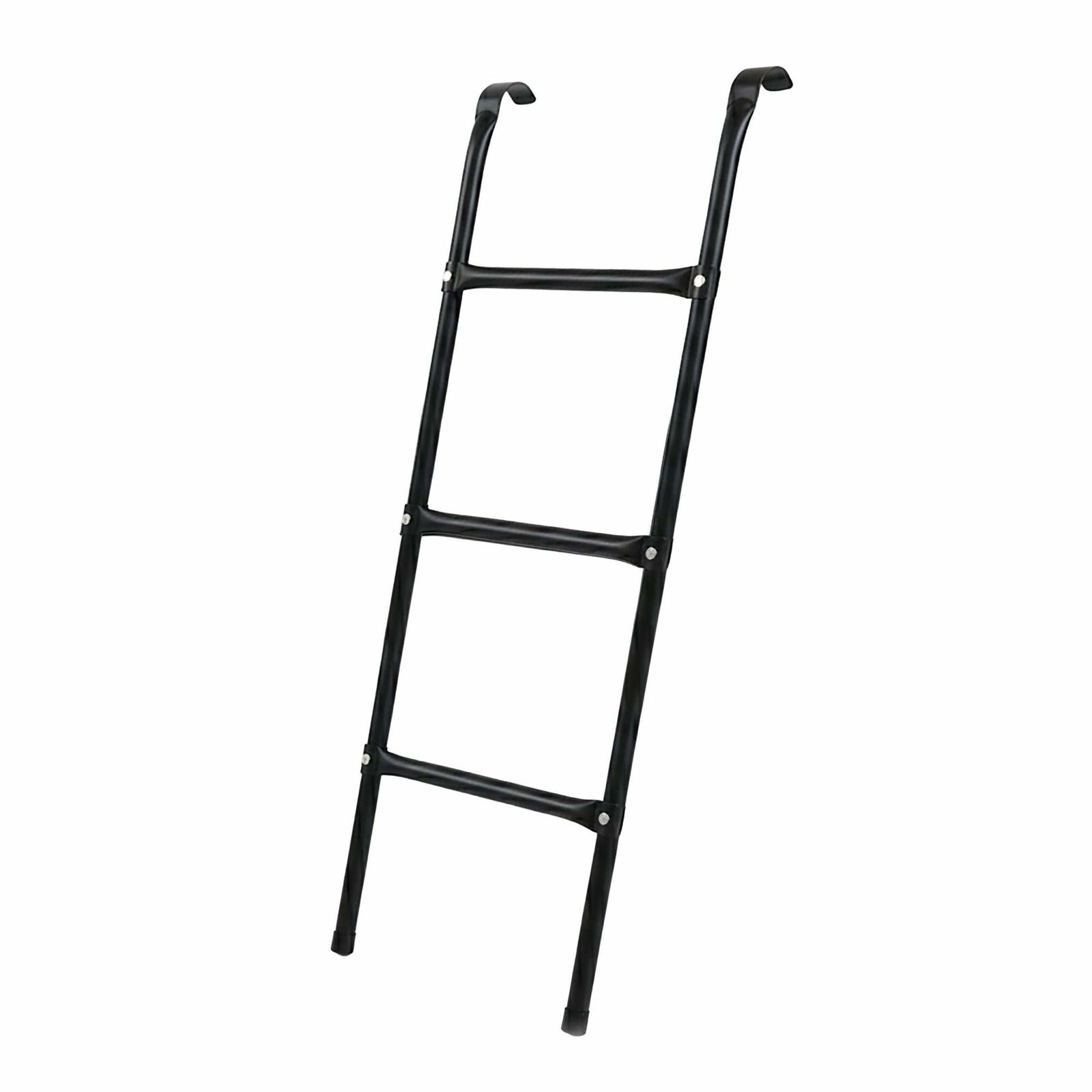 Trampolinstige – Sort, nem påsætning, stålramme