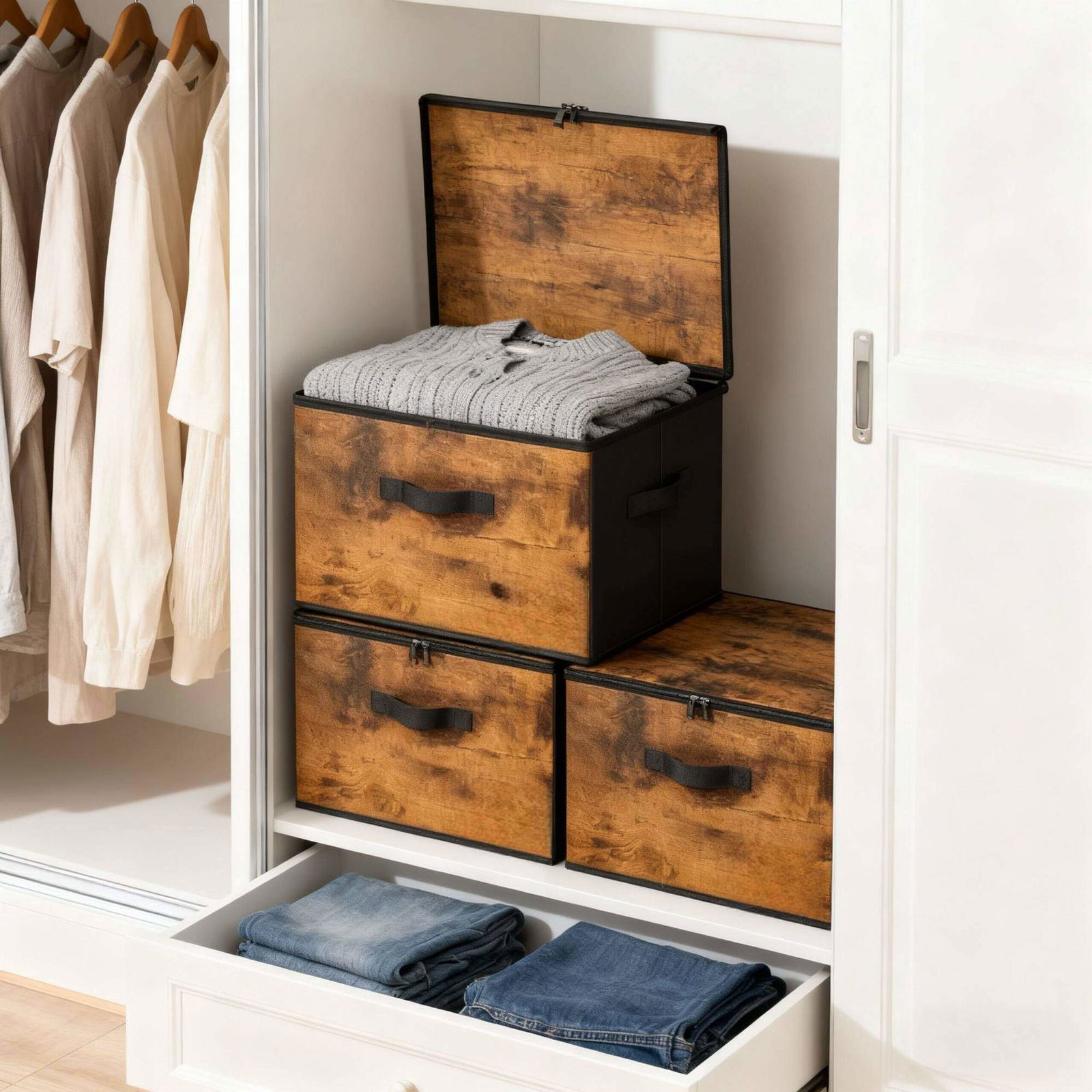 Förvaringspåsar Set med 3 – Mångsidiga tygorganisatörer | Hem & Hobby | Pryloteket