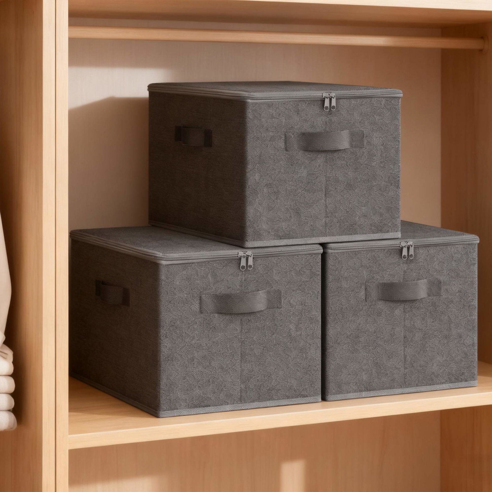 Förvaringspåsar Set med 3 – Mångsidiga tygorganisatörer | Hem & Hobby | Pryloteket