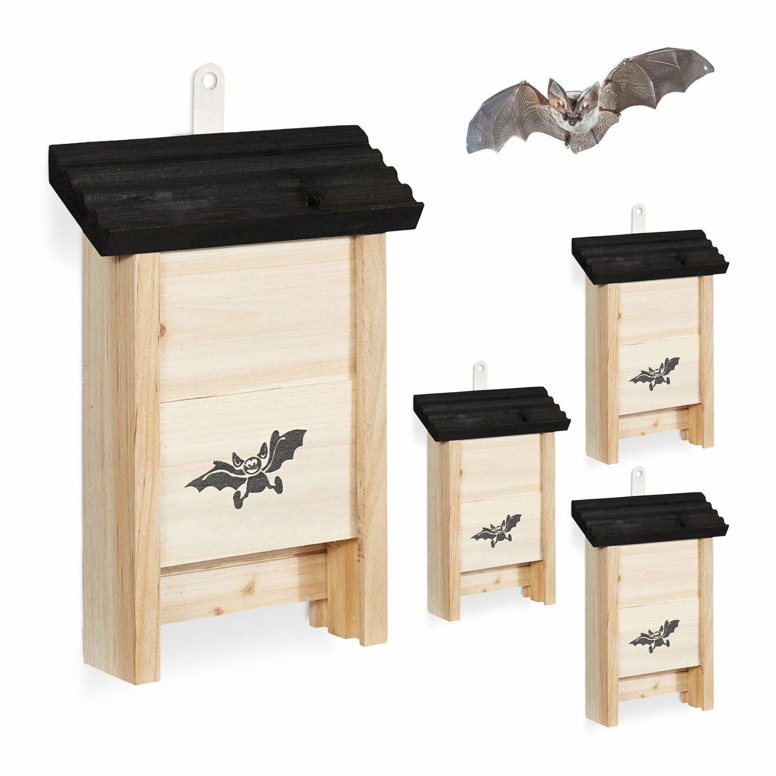 Fladdermuslådor set om 4 – Naturträ, lättklättring | Hem & Hobby | Pryloteket