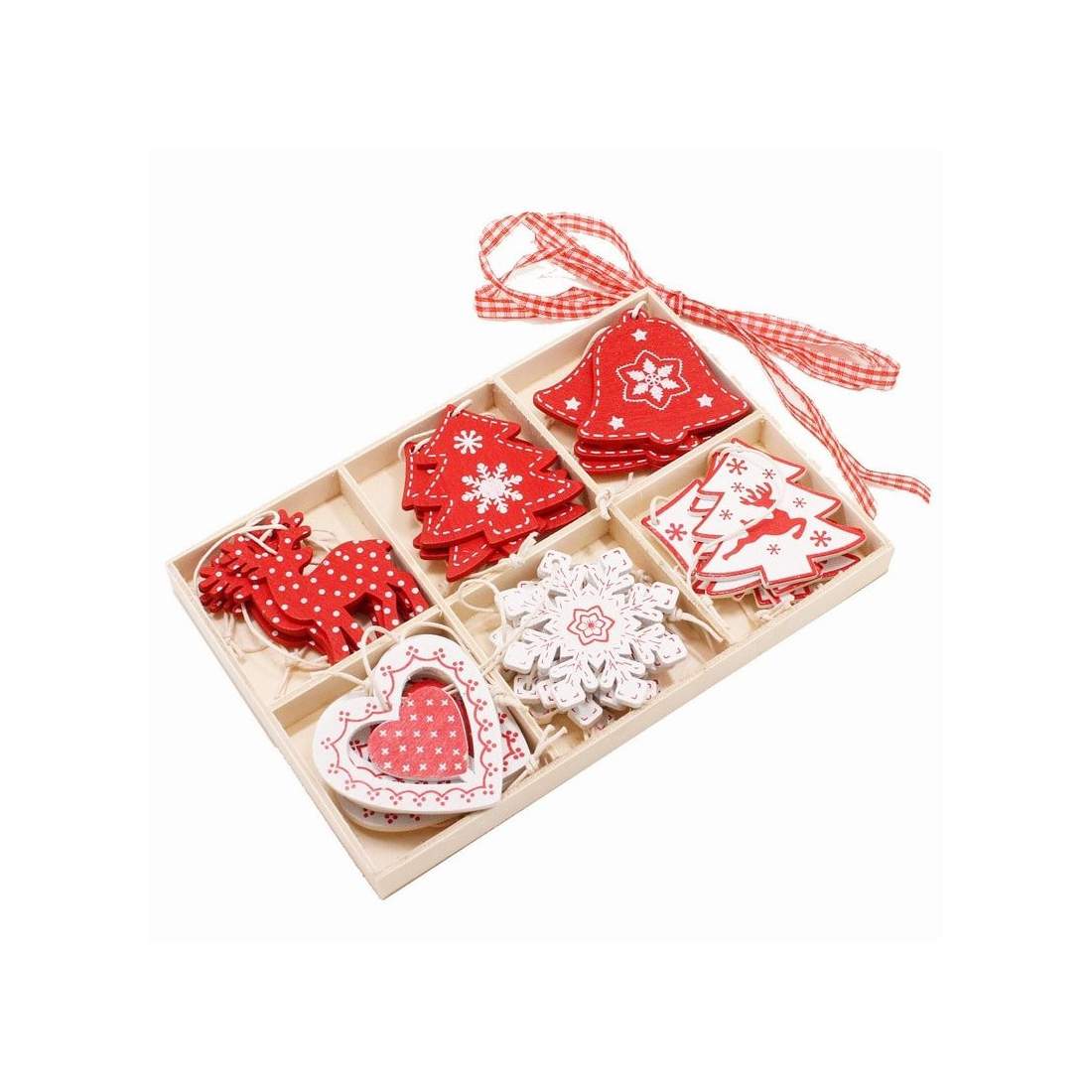 Blandat Julgranspynt, 24-pack | Presenttips - Jul - Julpynt | Pryloteket