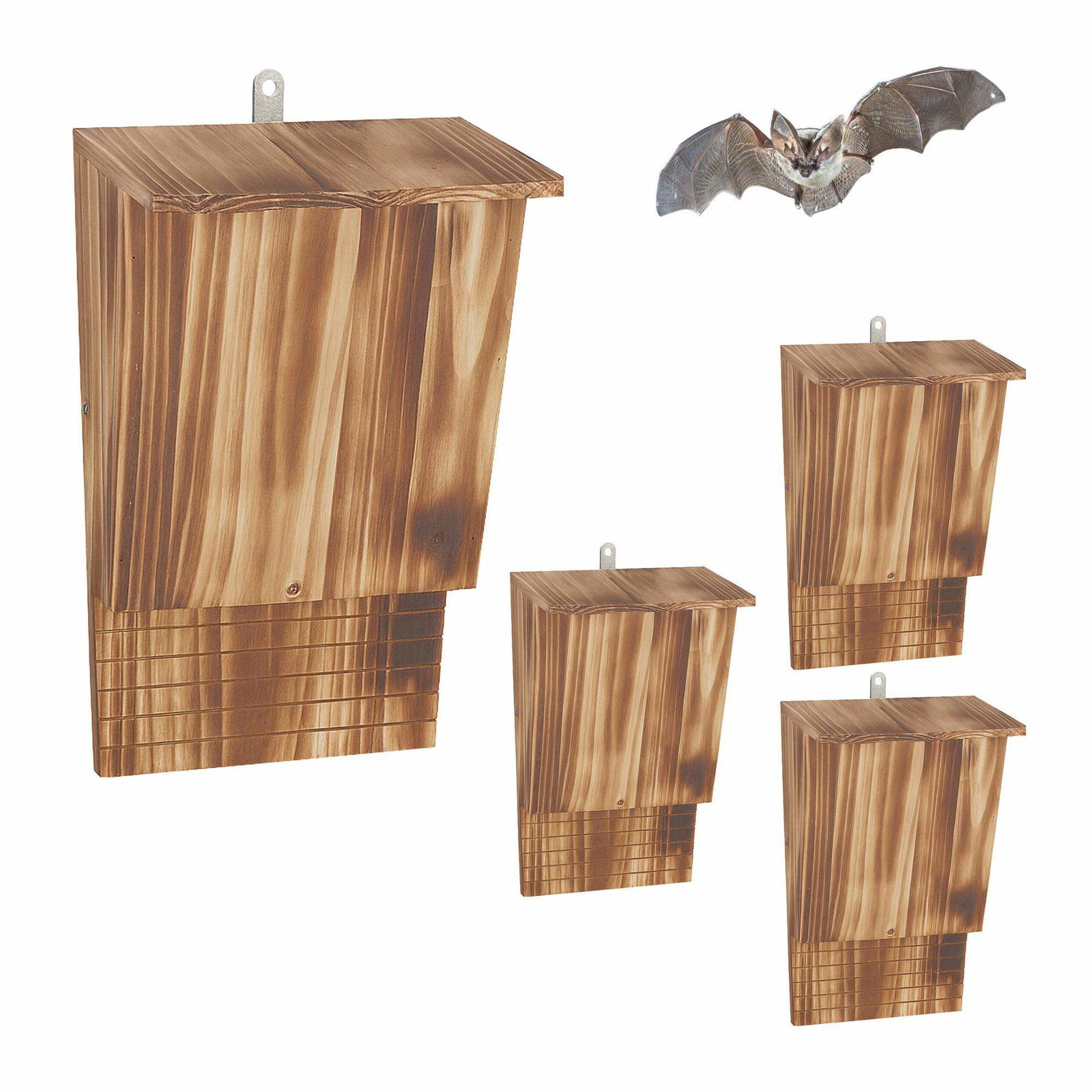 Bat Box Set – Flammad Gran, 4-pack | Hem & Hobby | Pryloteket