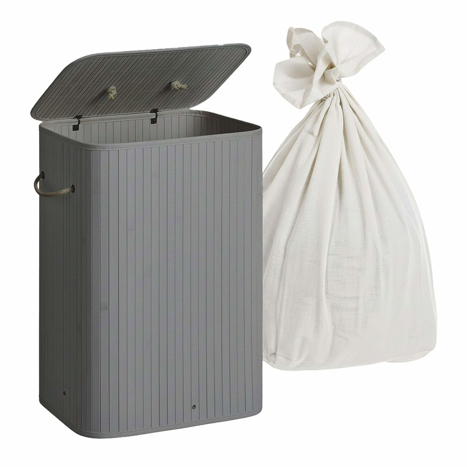 Bambu tvättkorg med lock – Hopfällbar och rymlig | Hem & Hobby | Pryloteket