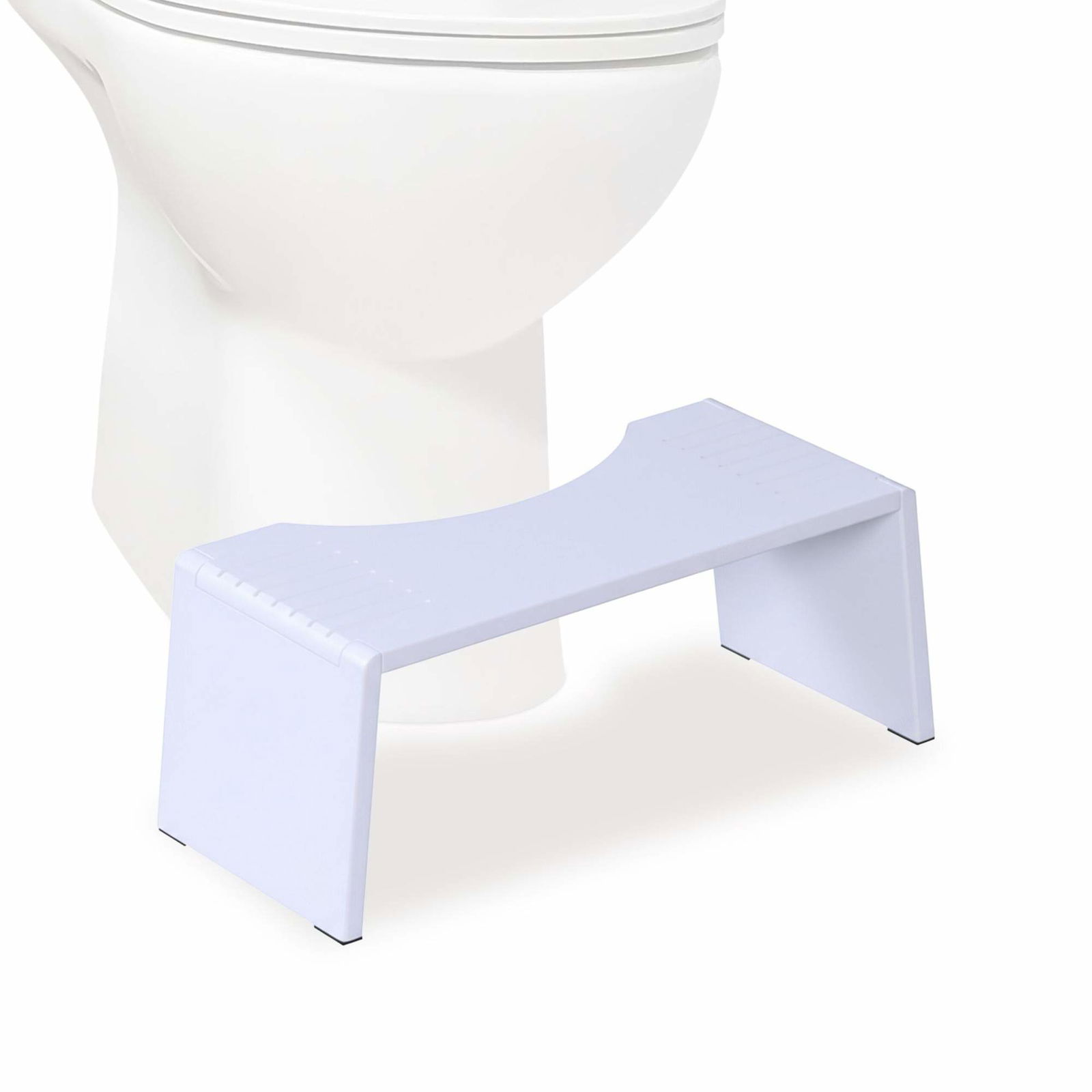 Sammenklappelig bambus toiletskammel – Skridsikkert, pladsbesparende design