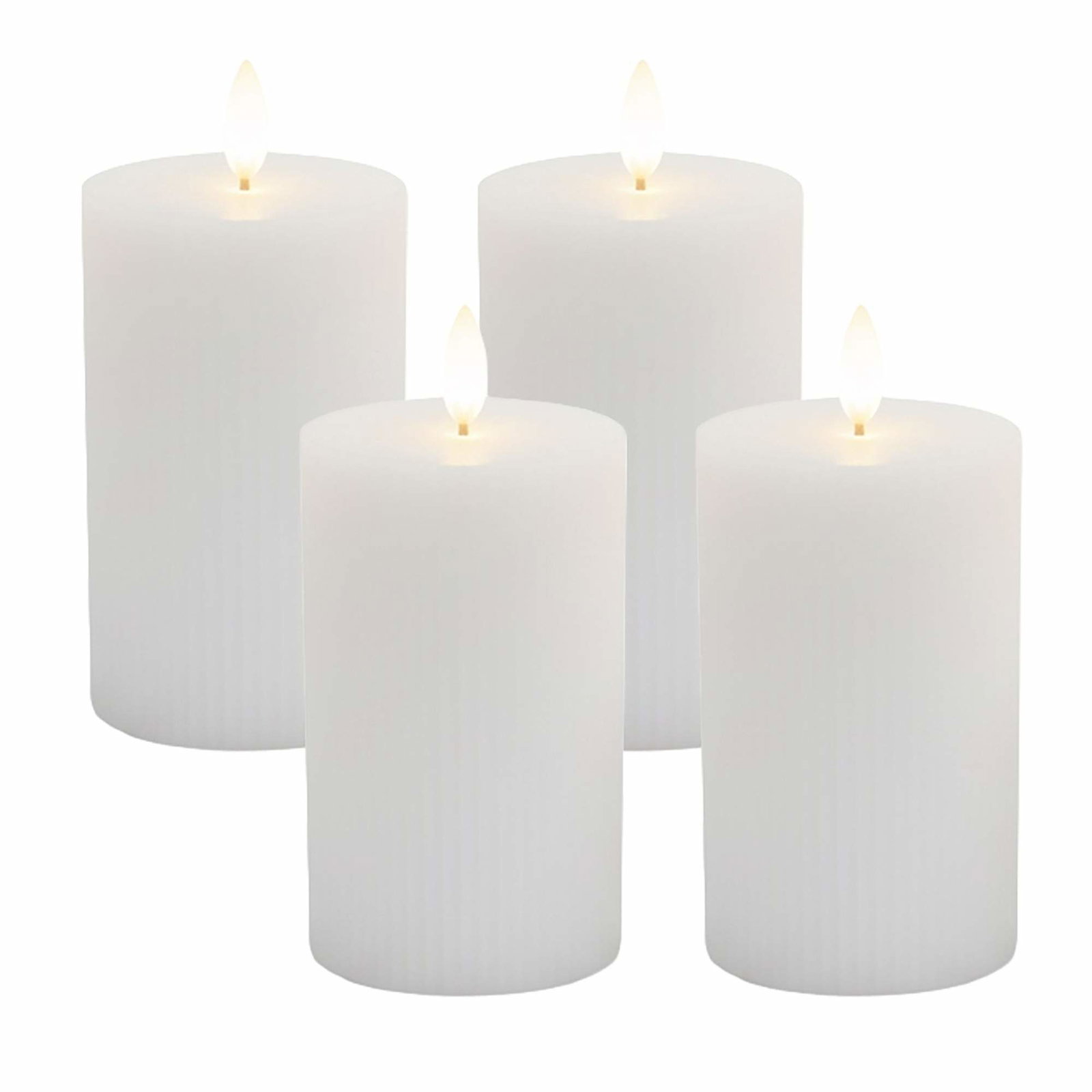 LED vokslys – Flammeløse, flimrende, sikre