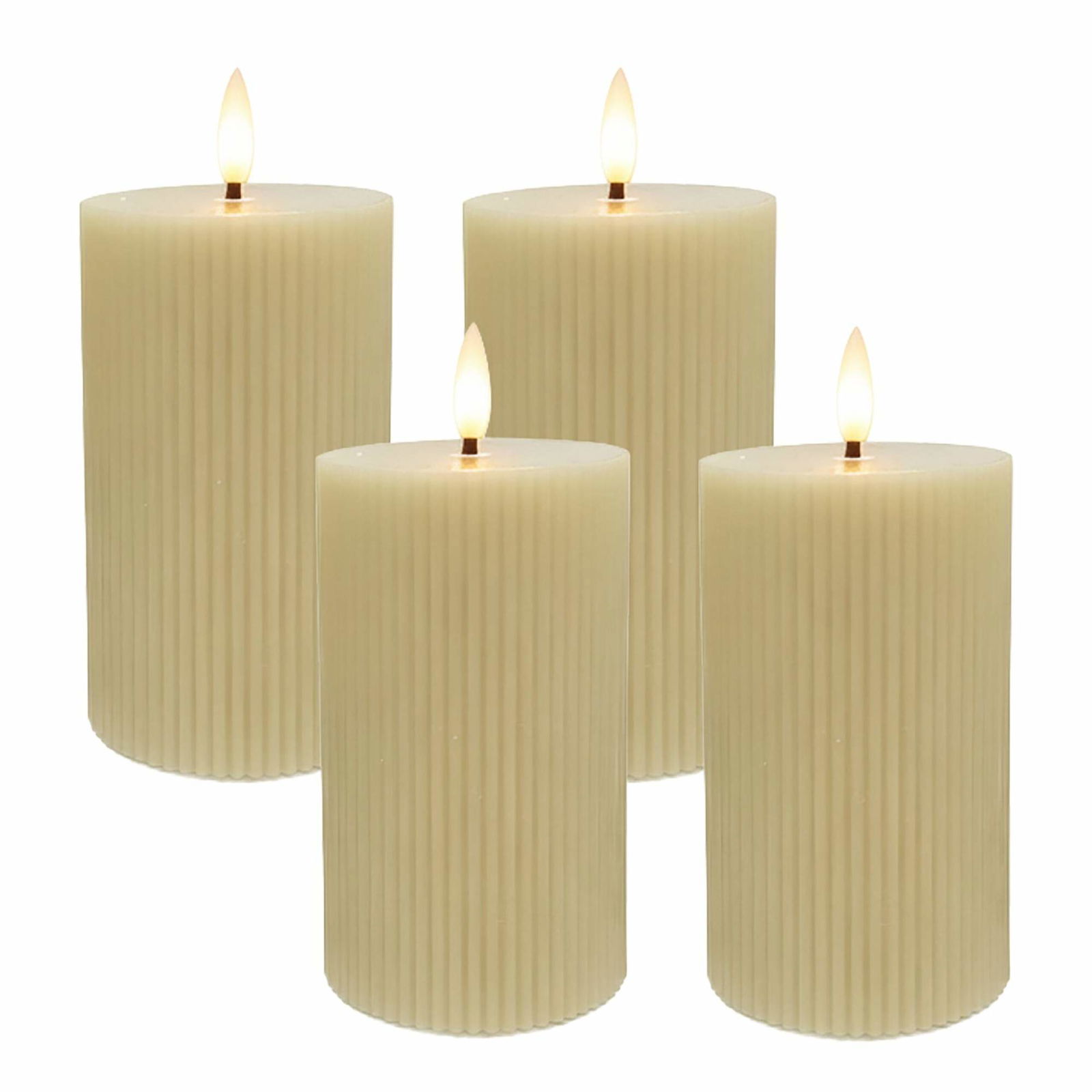 LED vokslys – Flammeløse, flimrende, sikre