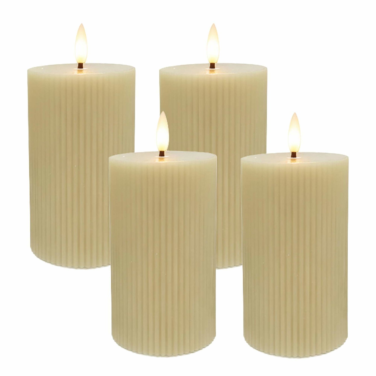 LED vokslys – Flammeløse, flimrende, sikre