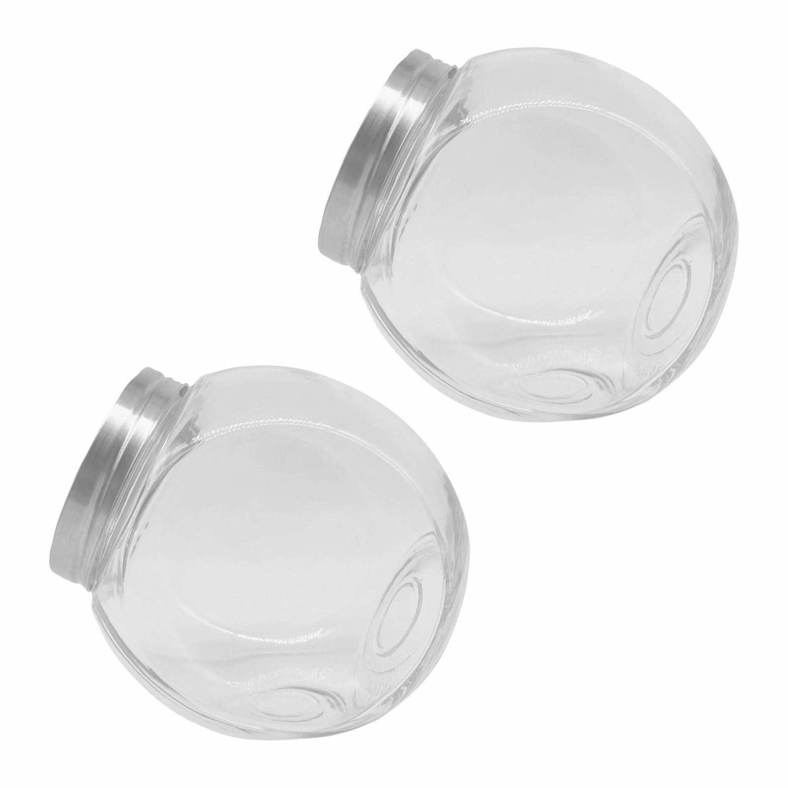 Glas slikkrukker, 2L – lufttæt opbevaringssæt med 2
