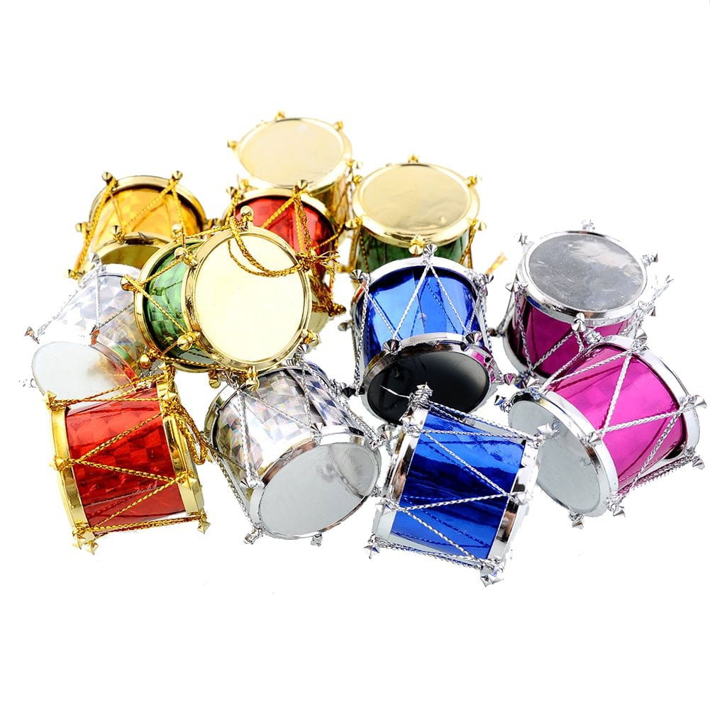 Joulukuusenkoristeet, Rummut - 12-pack