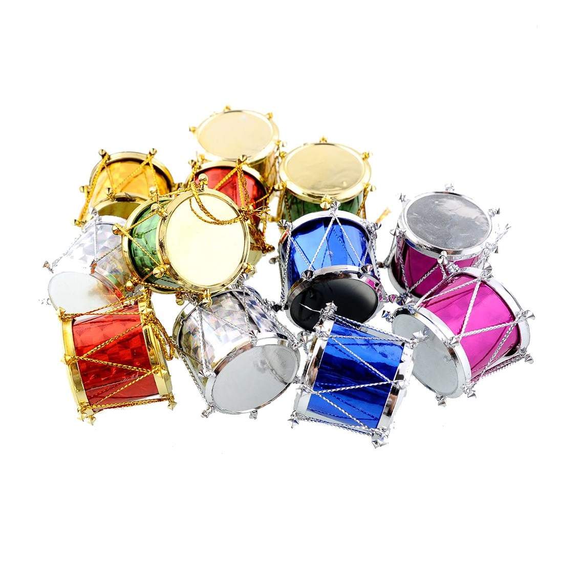 Julgranspynt, Trummor - 12-pack | Presenttips - Jul - Julpynt | Pryloteket