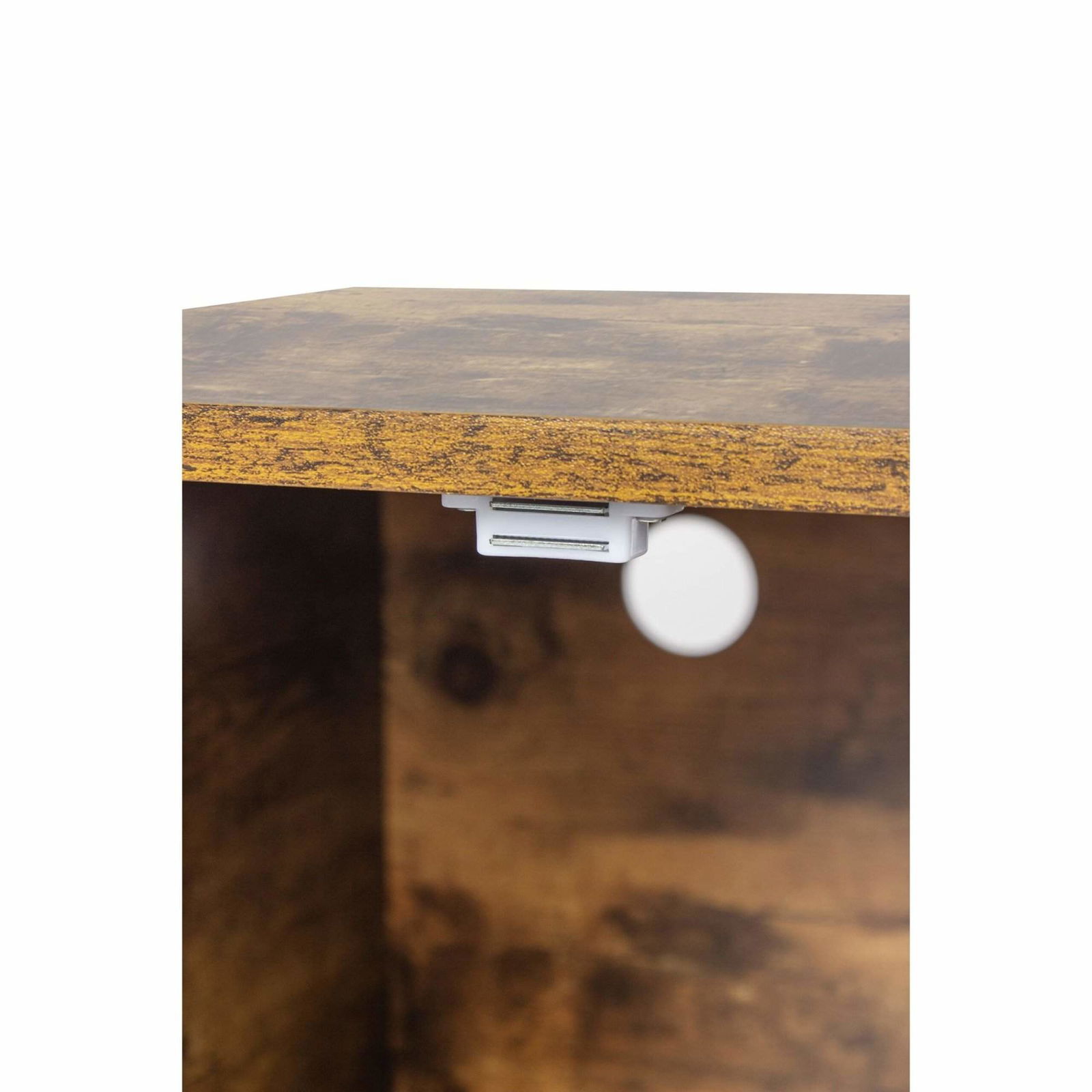 Kattsandskåp – Träeffekt, Metallram, Design med 2 dörrar | Hem & Hobby | Pryloteket